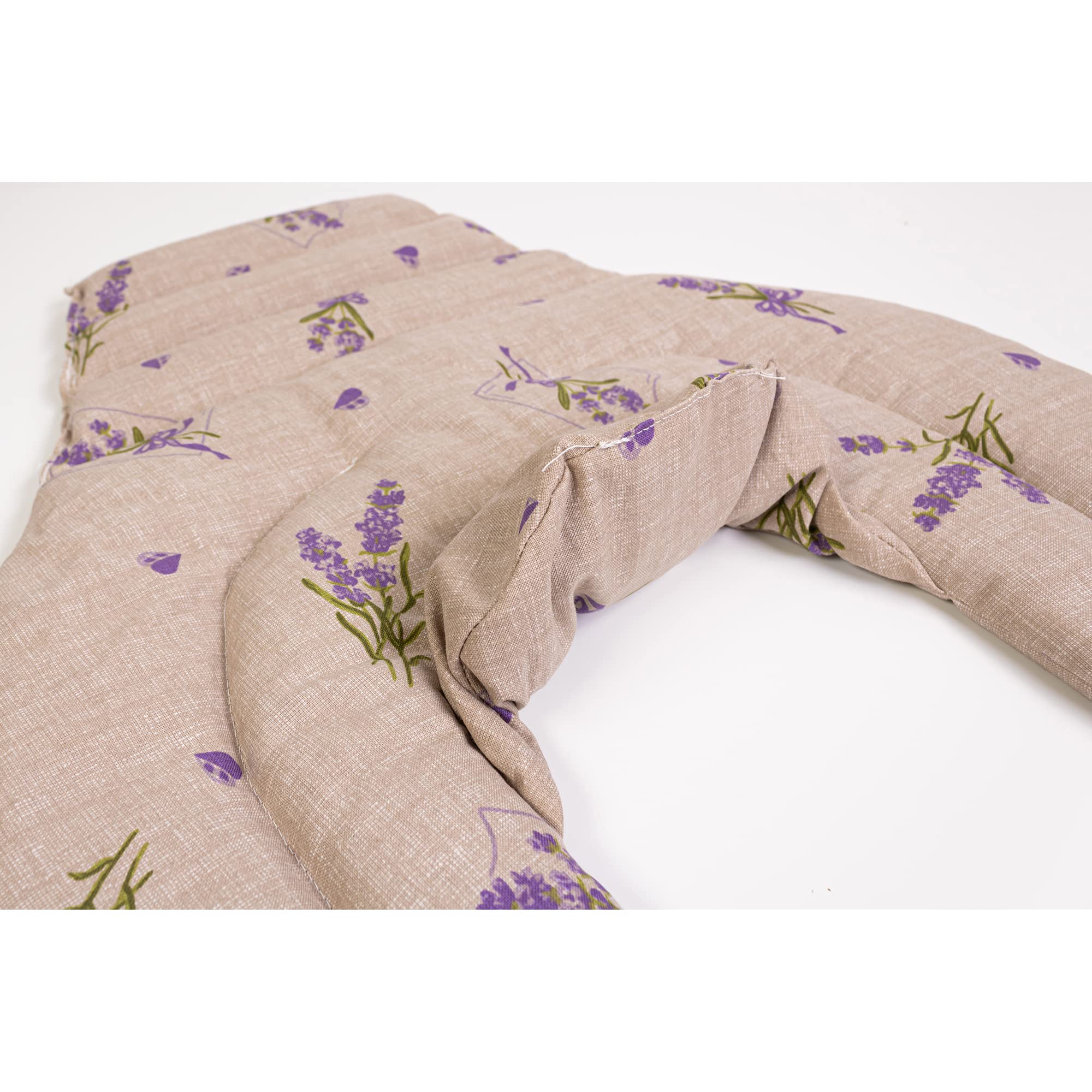 HWS - Cojín cervical térmico para cuello y hombros y espalda (aroma de cereza), color marrón