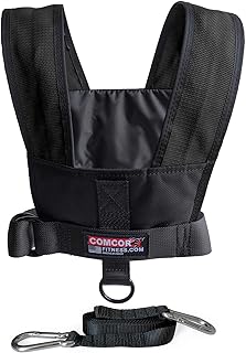 ComCor Max Sled Harness Vest - Made in USA (Black Adult to 50