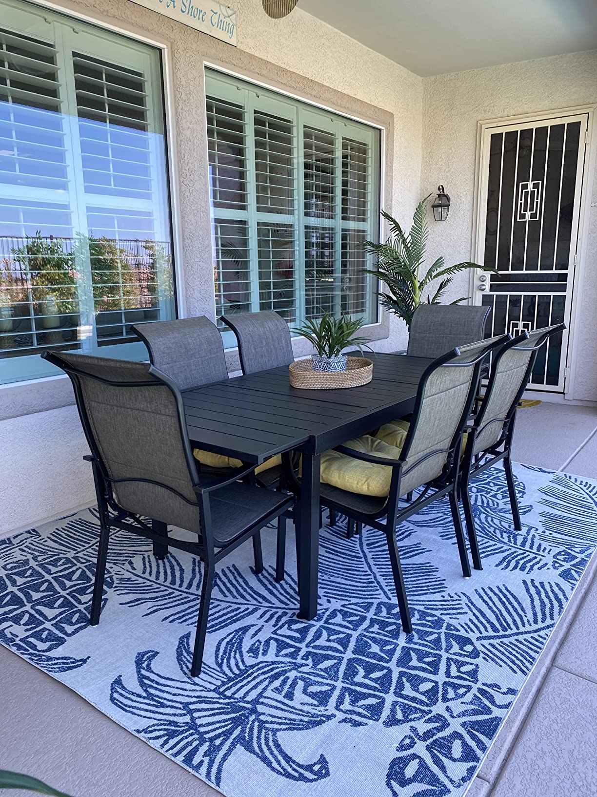 66/mo Finance PHI VILLA 9 Piece Patio Dining Set, Outdoor Table and