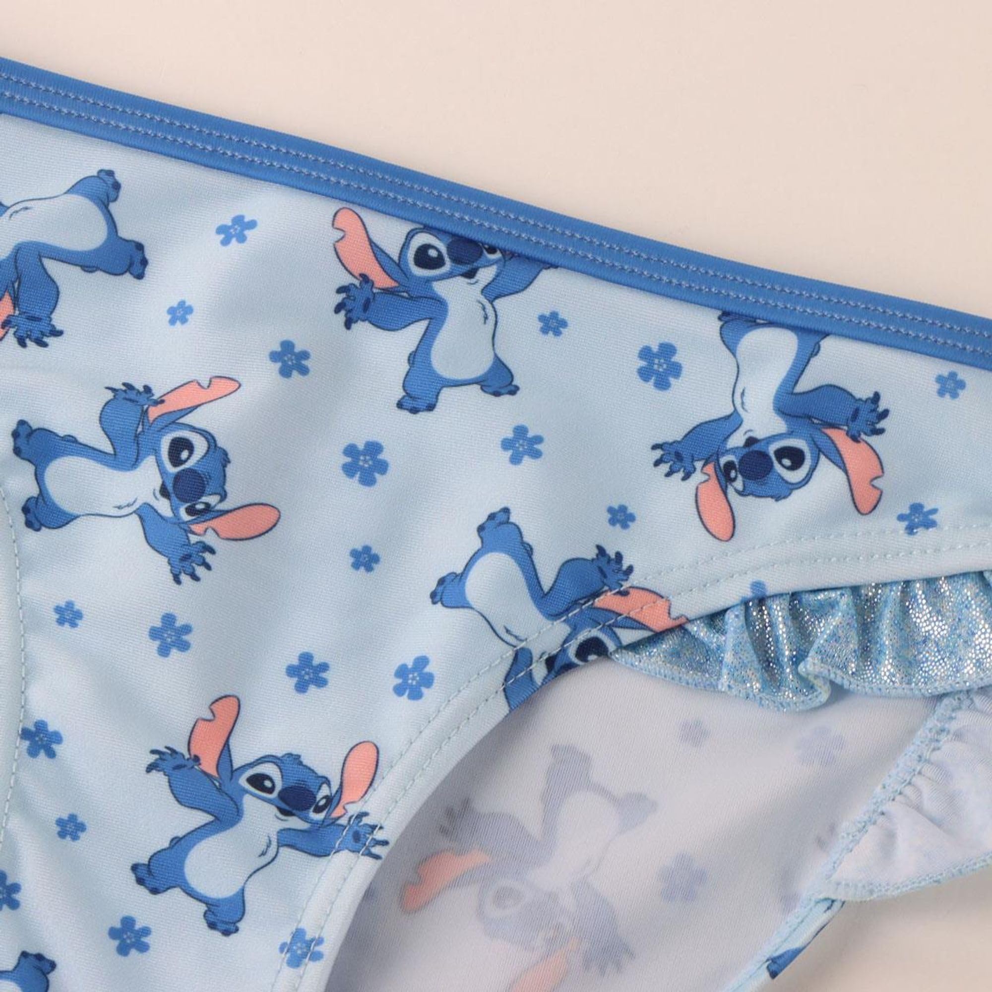 Bañador Disney Una Pieza - Bañador Infantil Stitch, Frozen, Minnie Niña Playa, Piscina, Natación y Secado Rápido, Bañador Niñas Tirantes Ajustables y Forro Interior, 2 a 12 Años