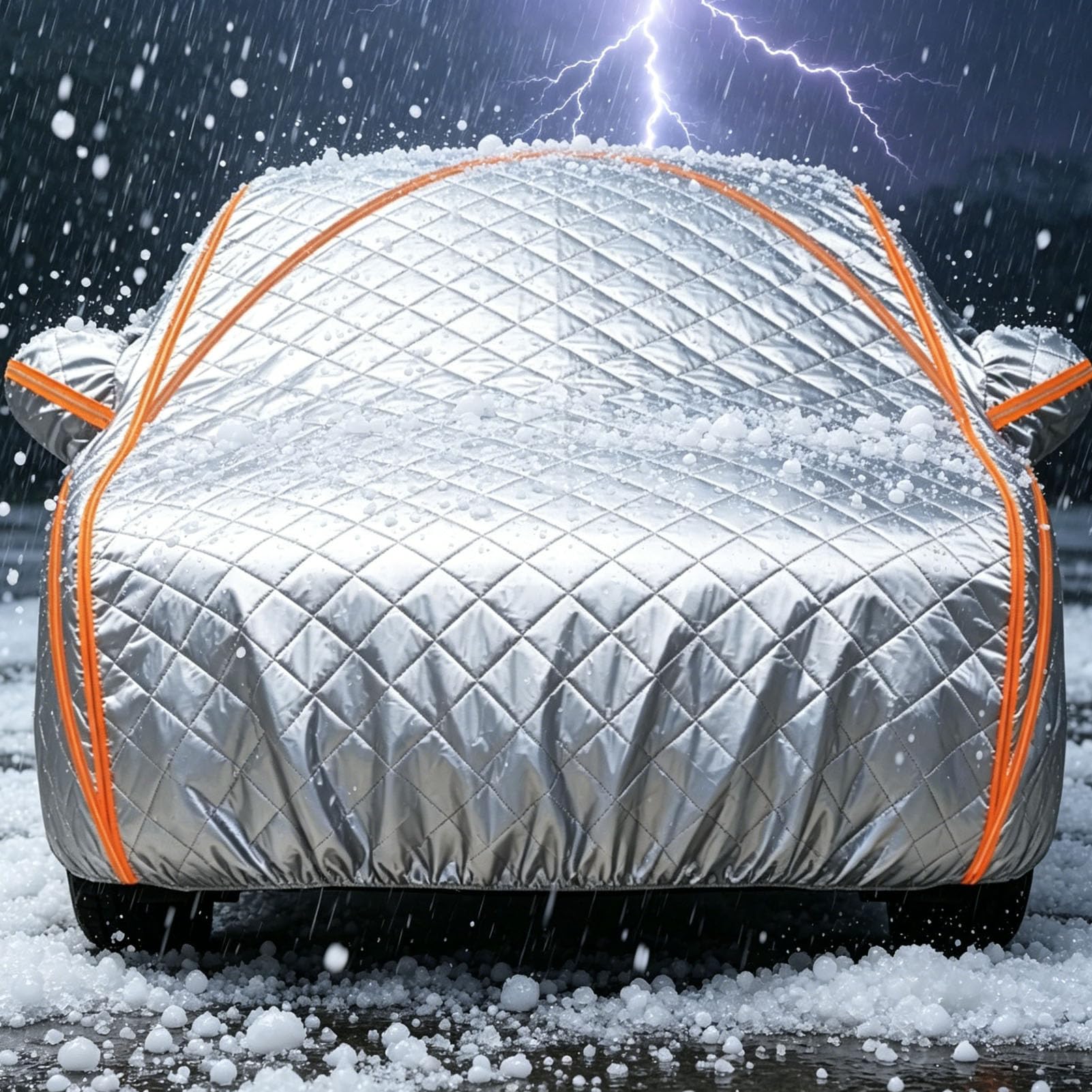 Telo Copriauto Antigrandine per Mercedes W166 Class ML 2011-2014, Telo Auto Invernale da Esterno, che offre protezione dal sole, dalla neve, dalla grandine e dalla polvere