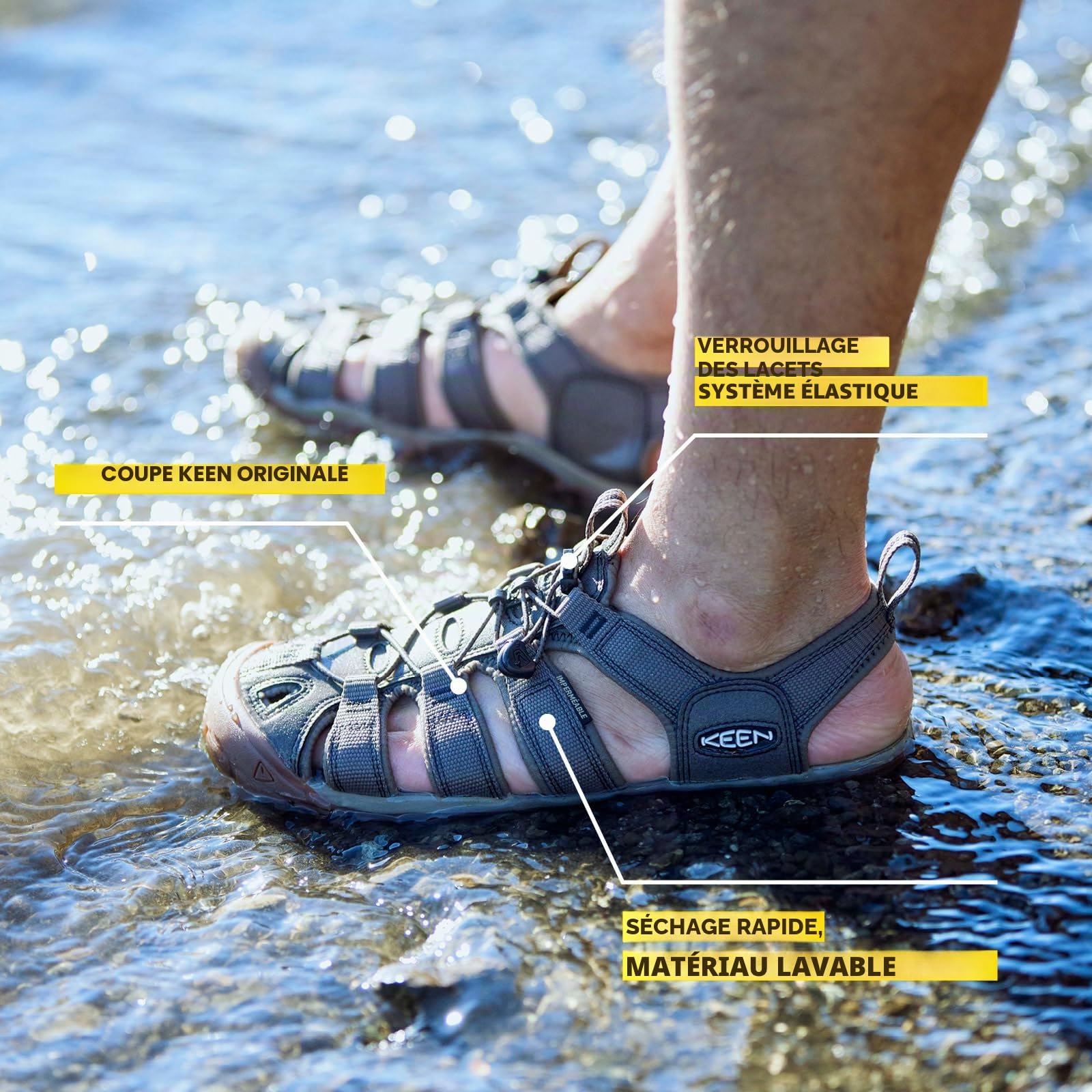 KEEN - Clearwater CNX Midnight Navy Vapor - 1016295
