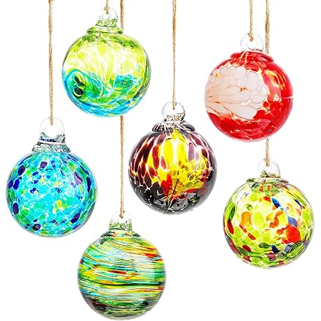 Captivating Glass Ball Ornaments: A Symphony of Colors for Your Festive Abode