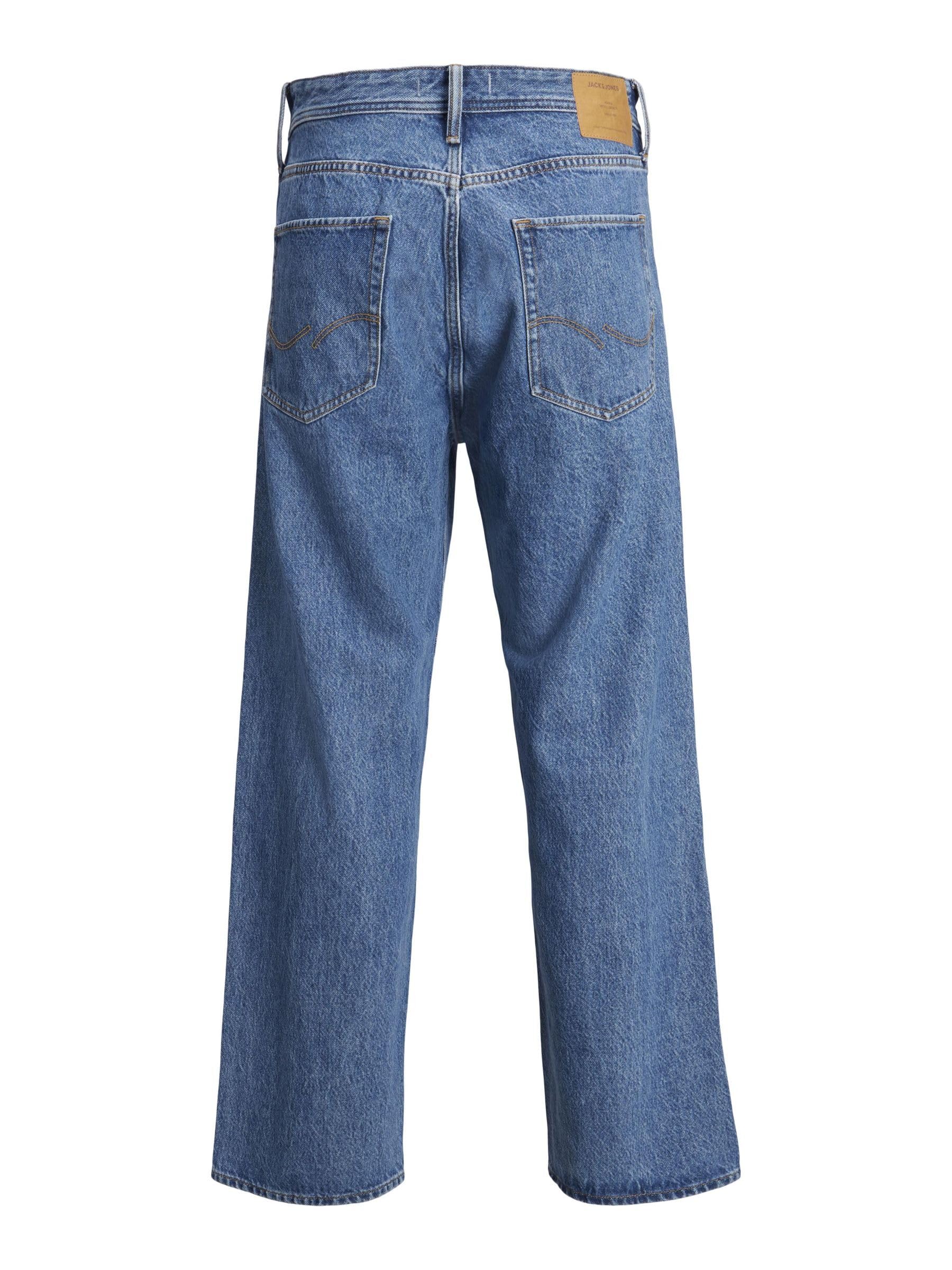 JACK & JONES JJIALEX Jjoriginal SBD 304 Noos Uomo Jeans Blu 100% Cotone Relaxed