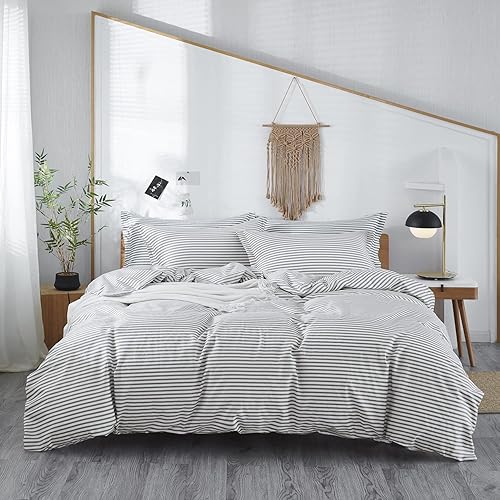 Miniatura 1 de OAITE - Juego de fundas nórdicas, funda nórdica 100% algodón, ultra suave y de fácil cuidado, juego de ropa de cama tamaño Individual, Queen, King,