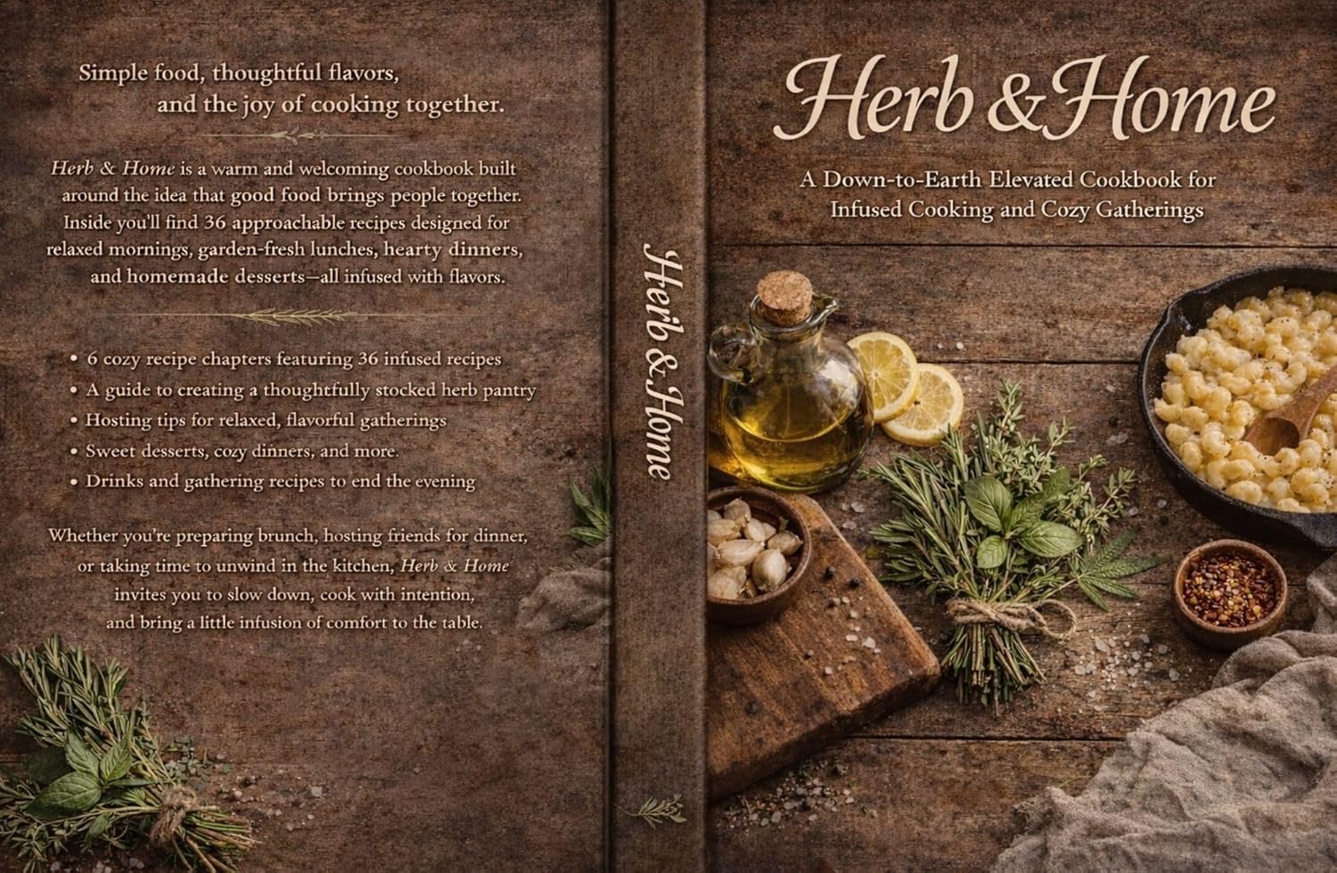 Herb & Home: A Down-to-Earth Elevated Cookbook      [Print Replica] Kindle Edition