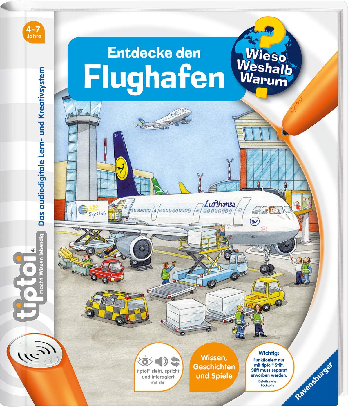 tiptoi® Entdecke den Flughafen: Mit über 600 Geräuschen und Texten. Toy Innovation Award 2010 (tiptoi® Wieso? Weshalb? Warum?, Band 2)
