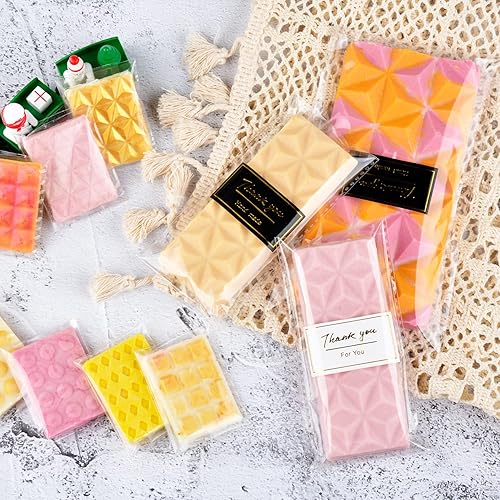 Miniatura 4 de 1 molde de barra de chocolate profundo Dubai Break Apart Moldes de silicona gruesa para rellenar barra de chocolate Knafeh Pistacho y cera derretida