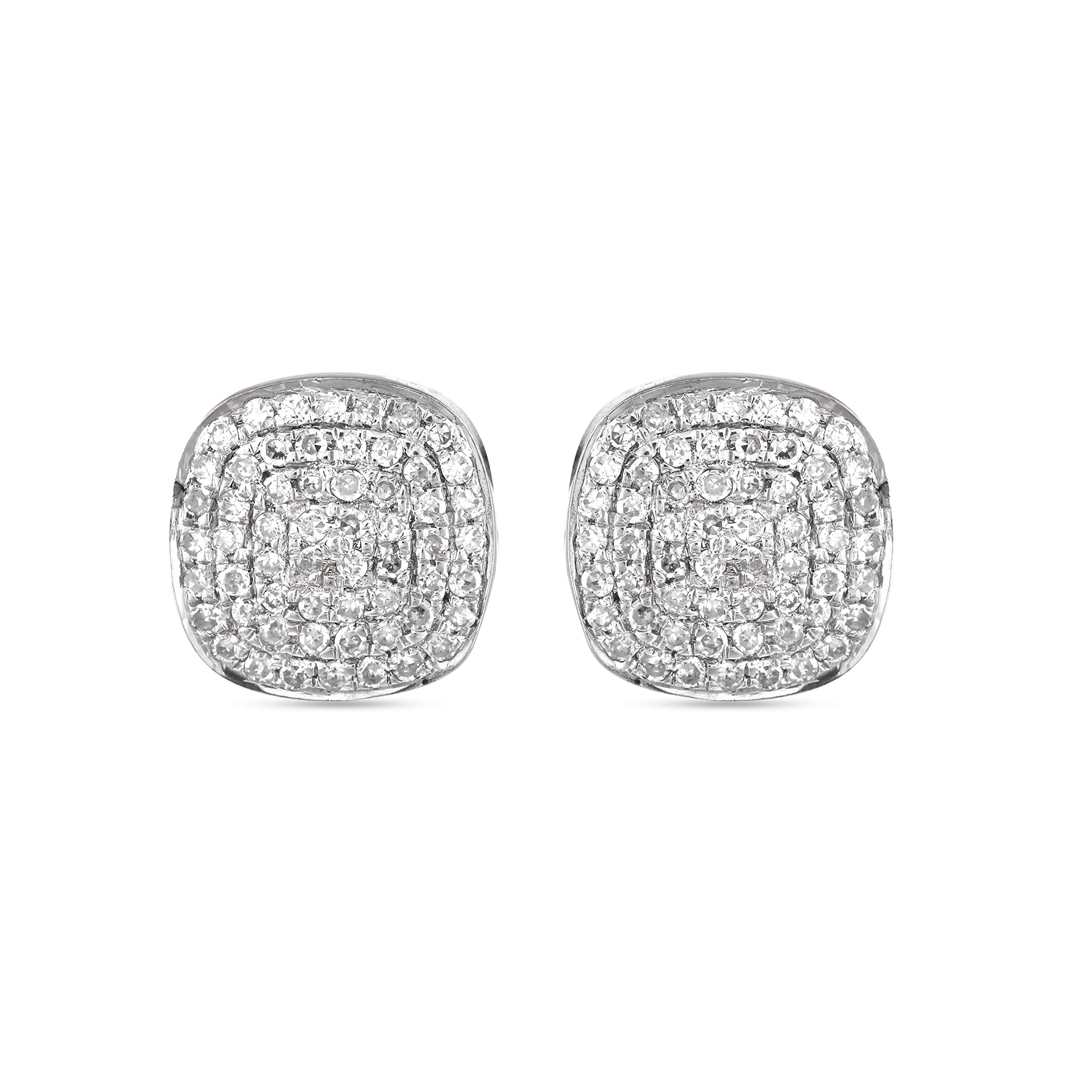 NaisshaJewels 9K (375) Cushion Cut Earring