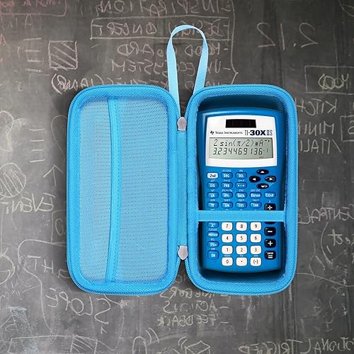 Vista 54 de khanka Funda de transporte para calculadora científica Texas Instruments TI-30Xa/TI BA II Plus/TI-30XIIS /TI-30XS MultiView/TI-36X Pro Engineering