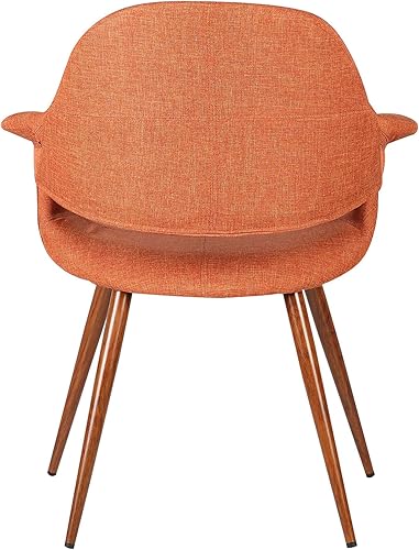 Miniatura 6 de Armen Living Phoebe Mid-Century - Silla de comedor tapizada de tela moderna, color verde