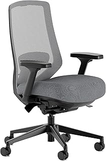 Branch Ergonomic Chair Pro - Mesh Office Chair with 14 Points of Adjustment - Height, Depth & Tilt Adjustable - 5D Armrests - Forward Tilt, Smooth Recline, and Lumbar Support - Boulder
