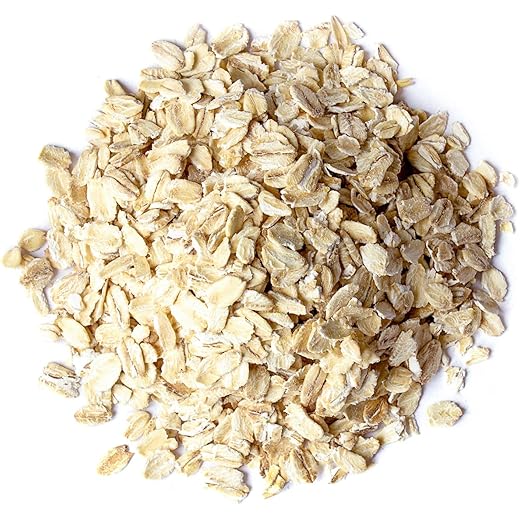 A D Food & Herbs Organic Rolled Oats - High-Fiber 100g