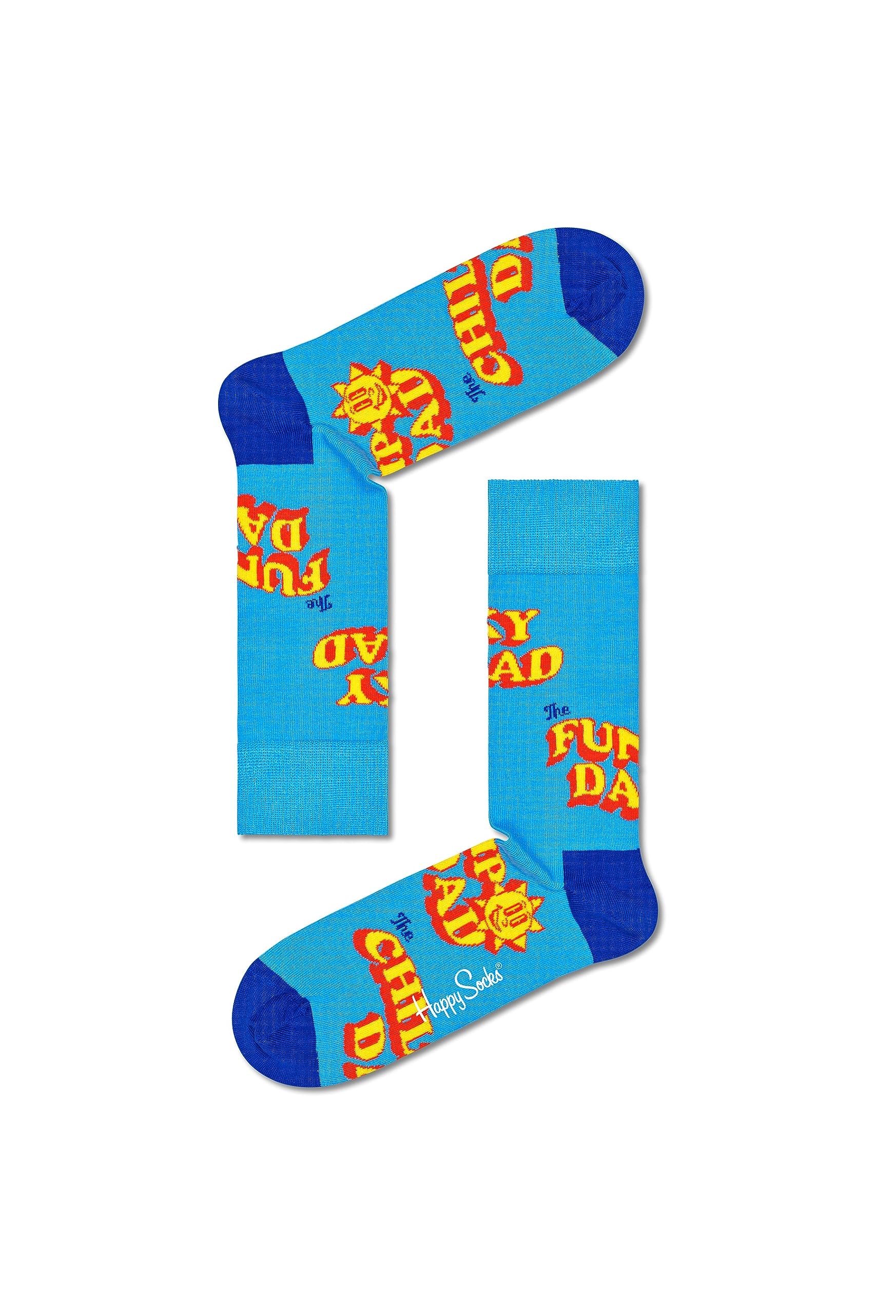 Happy Socks 3-Pack Father Of The Year Socks Gift Set, calcetines hombre Hombre, Blue,