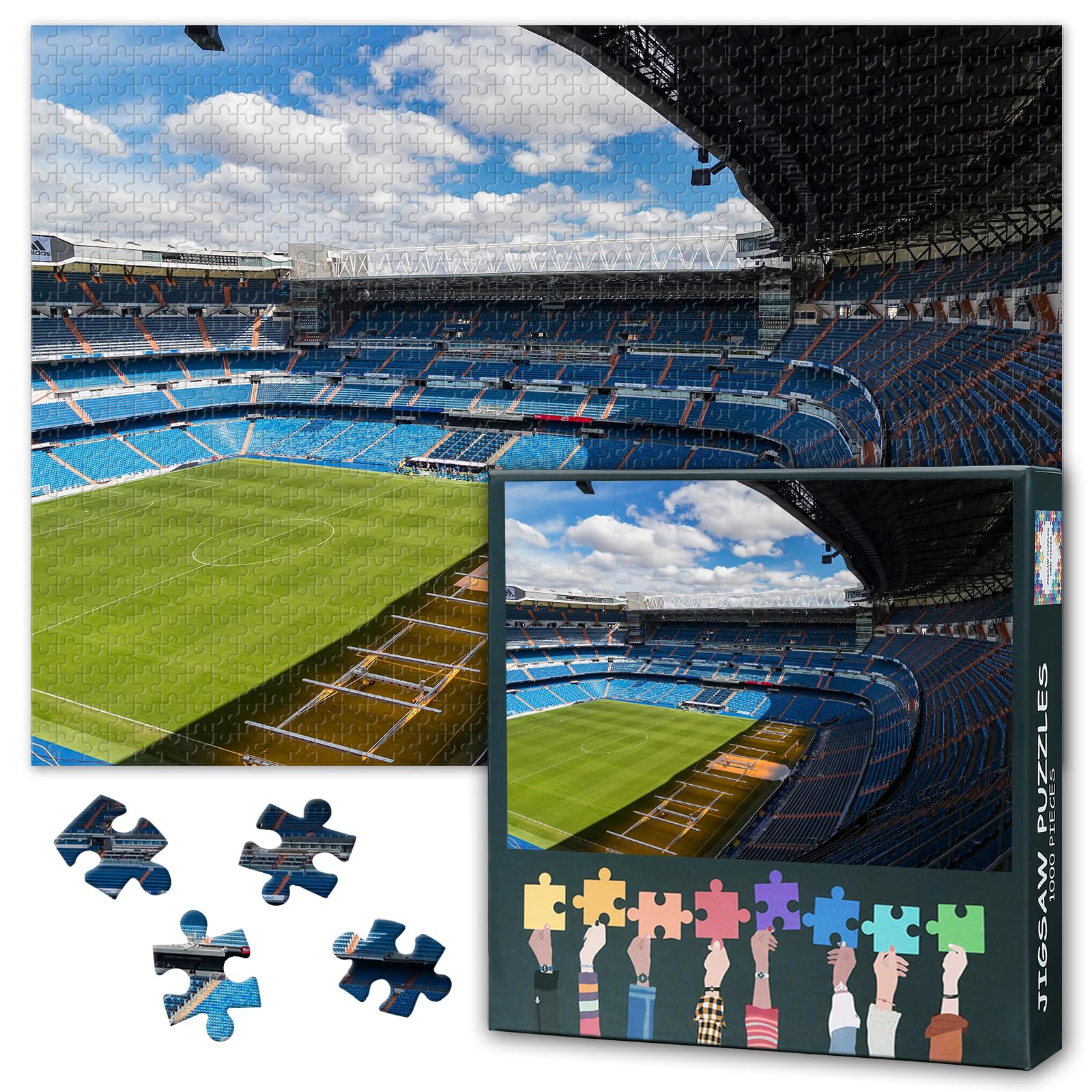 TISHIRON Real Madrid Football Club Puzzle-Jigsaw Puzzles 1000 Pieces — image 1