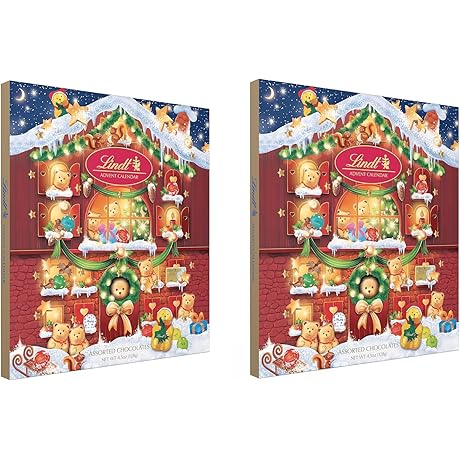 Godiva Holiday Advent Calendar 2021: Teddy Bear Advent Calendar - Set of...