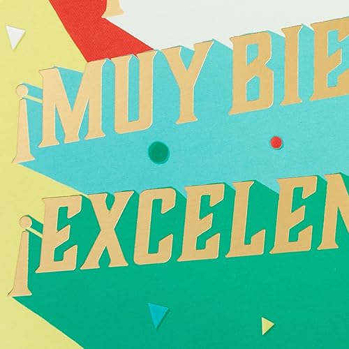 Miniatura 4 de Hallmark Vida Pack de 4 Tarjetas de Felicitaciones o Graduación Españolas (Felicidades)