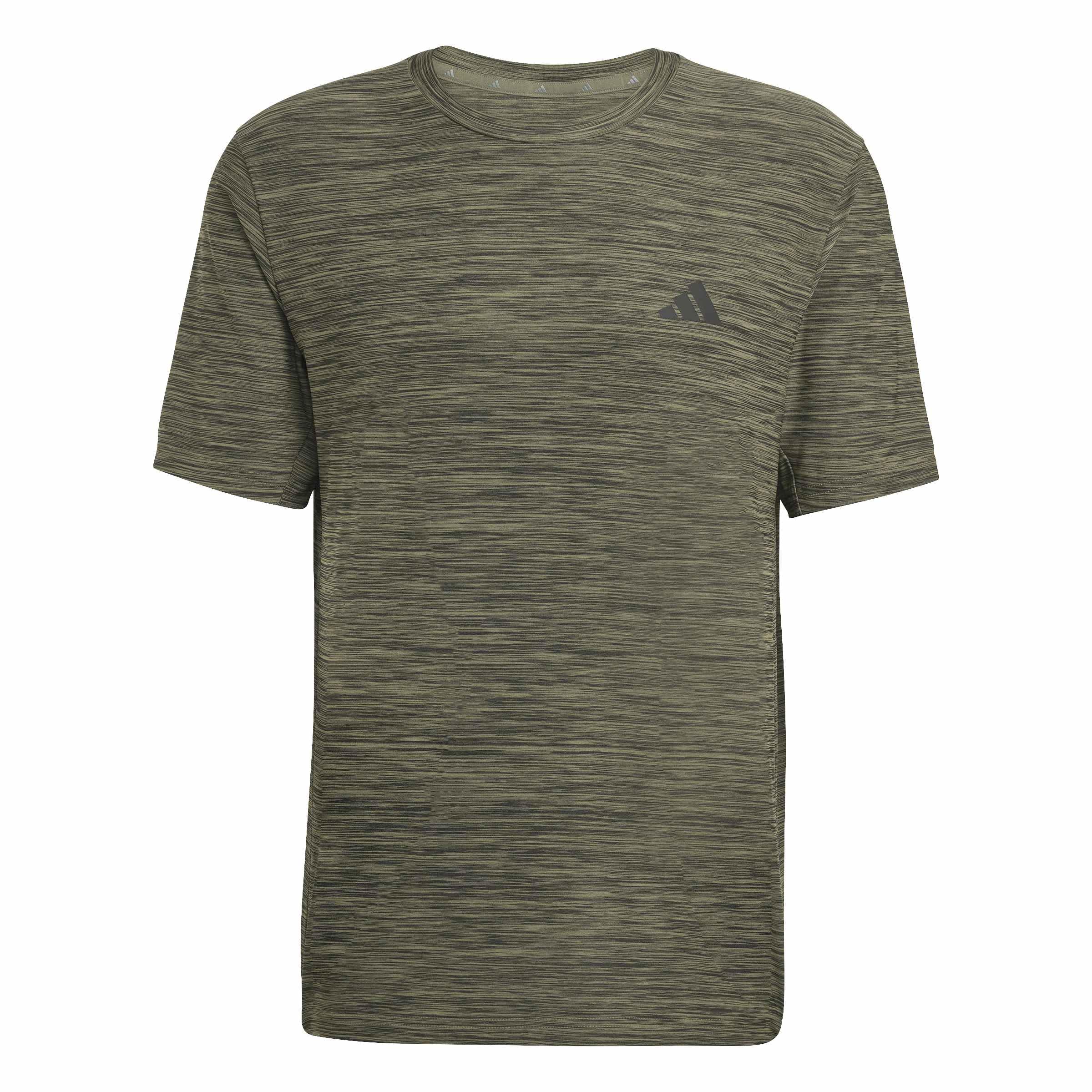 adidas Men's Workout Essentials Flex Shirt, Olive strata Mel., XL