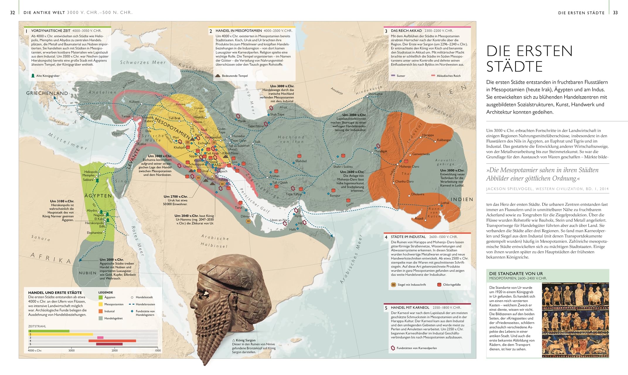 Die Geschichte der Welt in Karten: Über 140 thematische Karten, Zeitleisten und Grafiken illustrieren die wichtigsten Ereignisse der Weltgeschichte