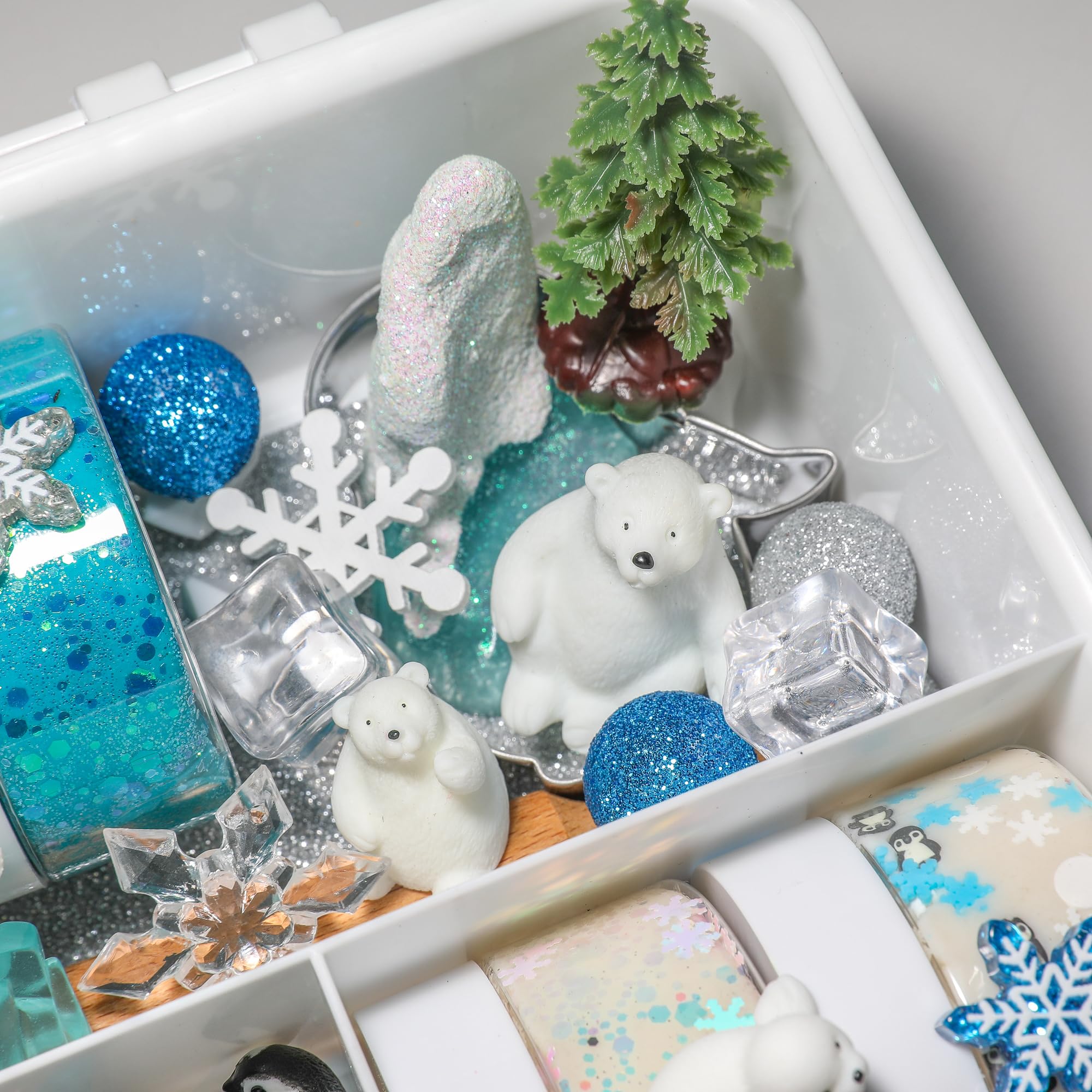 Kit de pâte à modeler d'hiver – Animaux arctiques et