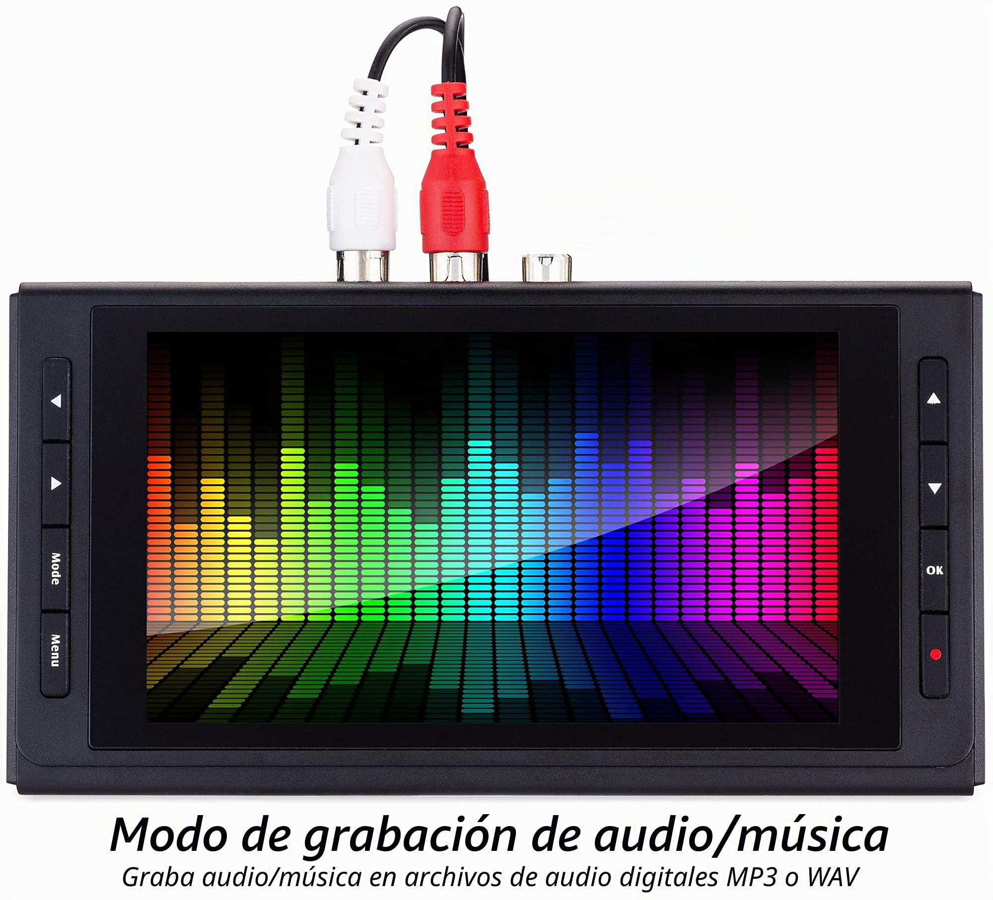 ClearClick Convertidor de vídeo a digital 3.0 (tercera generación): graba video y audio de VCR, VHS, AV, RCA, Hi8, videocámara, DVD, tocadiscos, cintas de casete