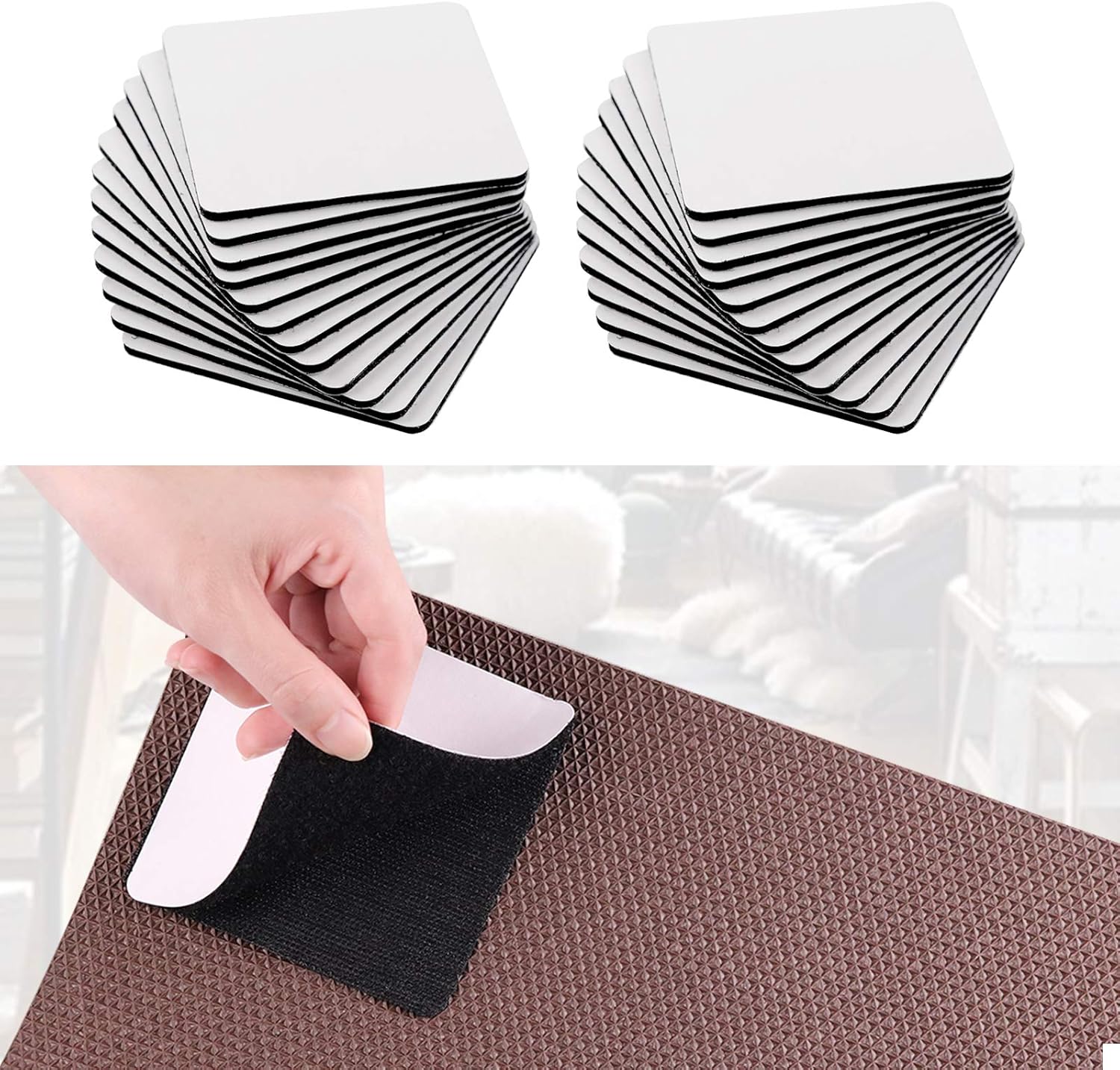 SLequipo Grippers for Mats on Carpet,Grippers for Mats on Carpet