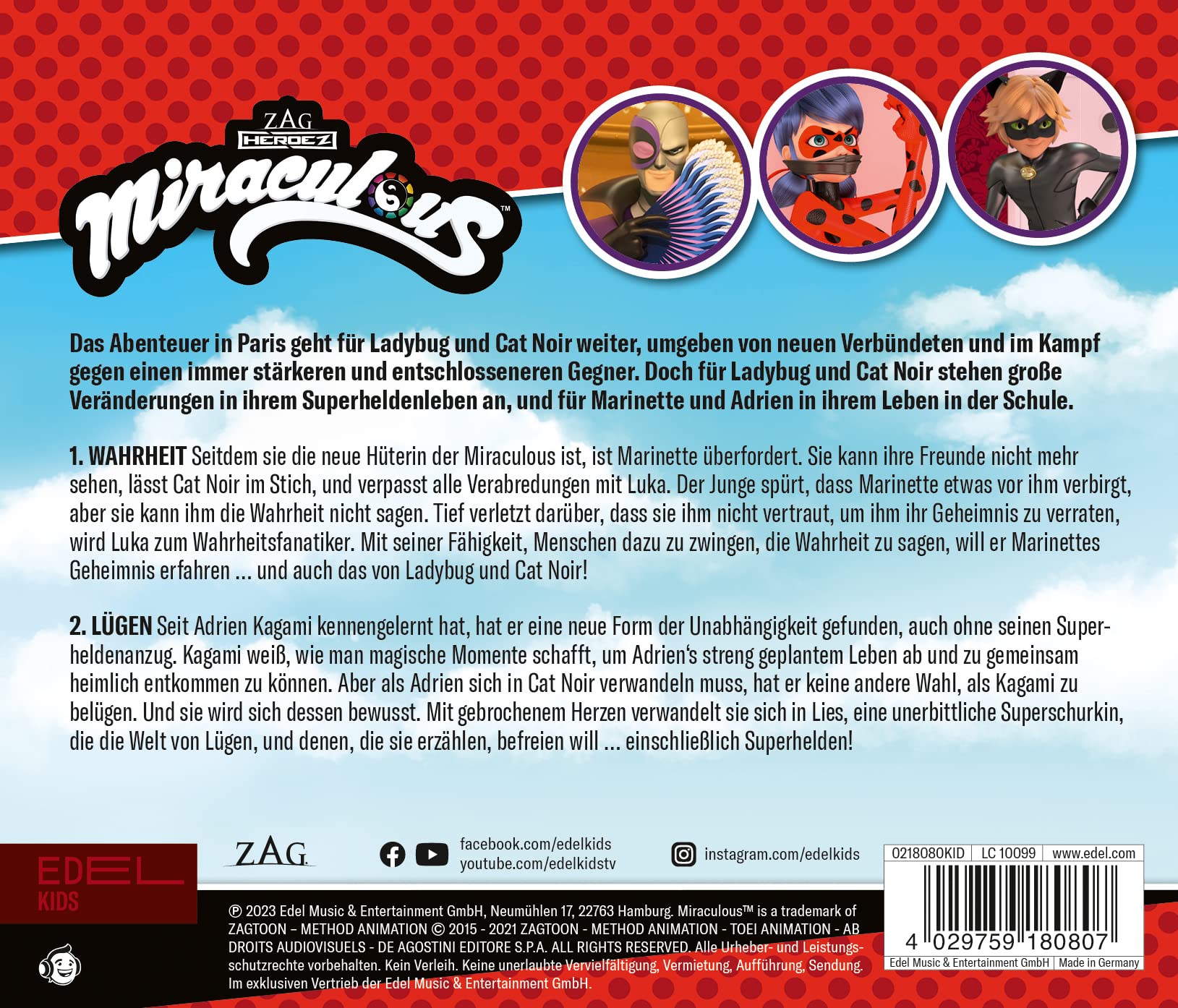 Miraculous - Hörspiel-Box (Folge 38-40) - Die Original-Hörspiele zur TV-Serie