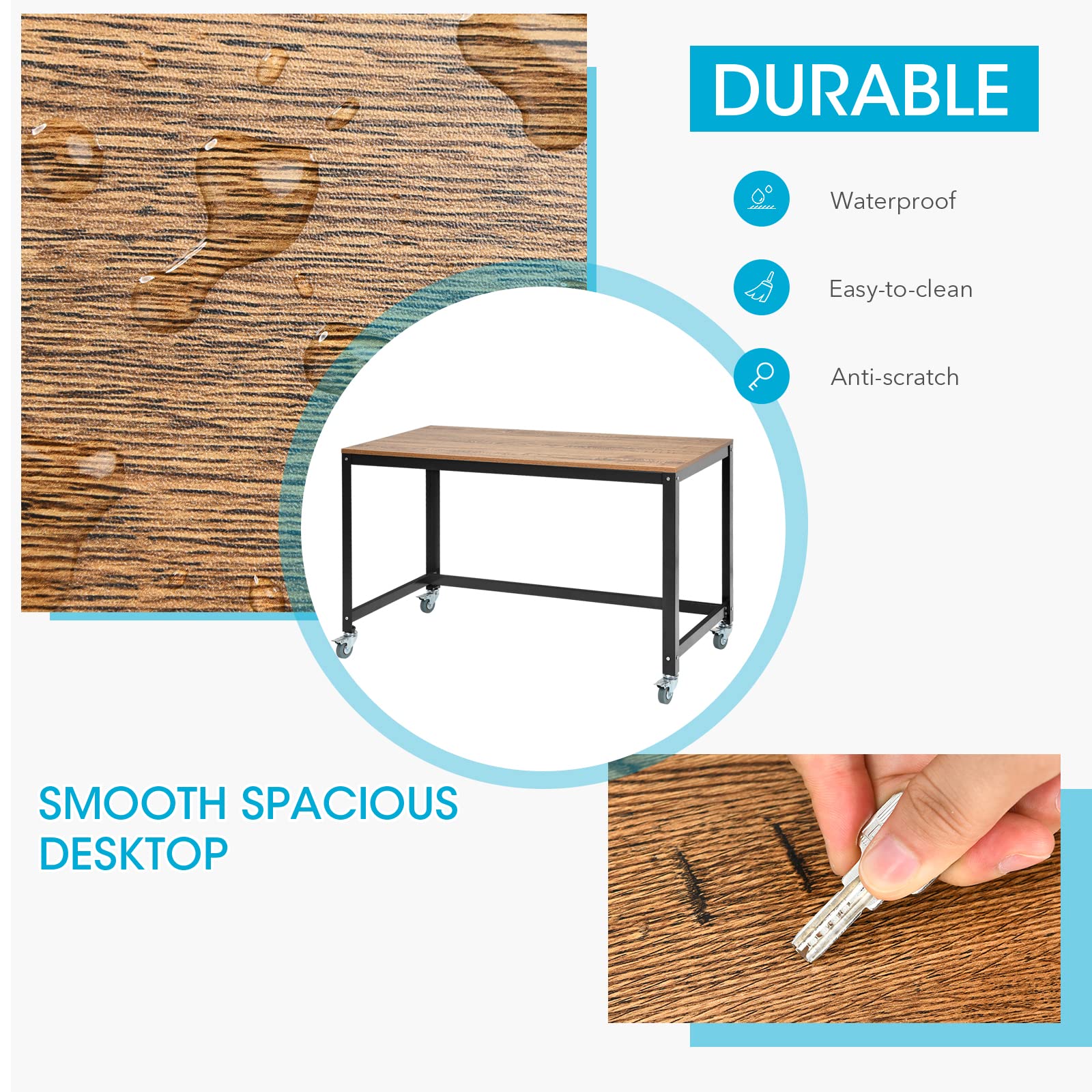 W1050384 Tuindeur Elan 100 Excellent Douglas Op Verstelbaar Stalen Frame 100x180 Cm Onbehandeld