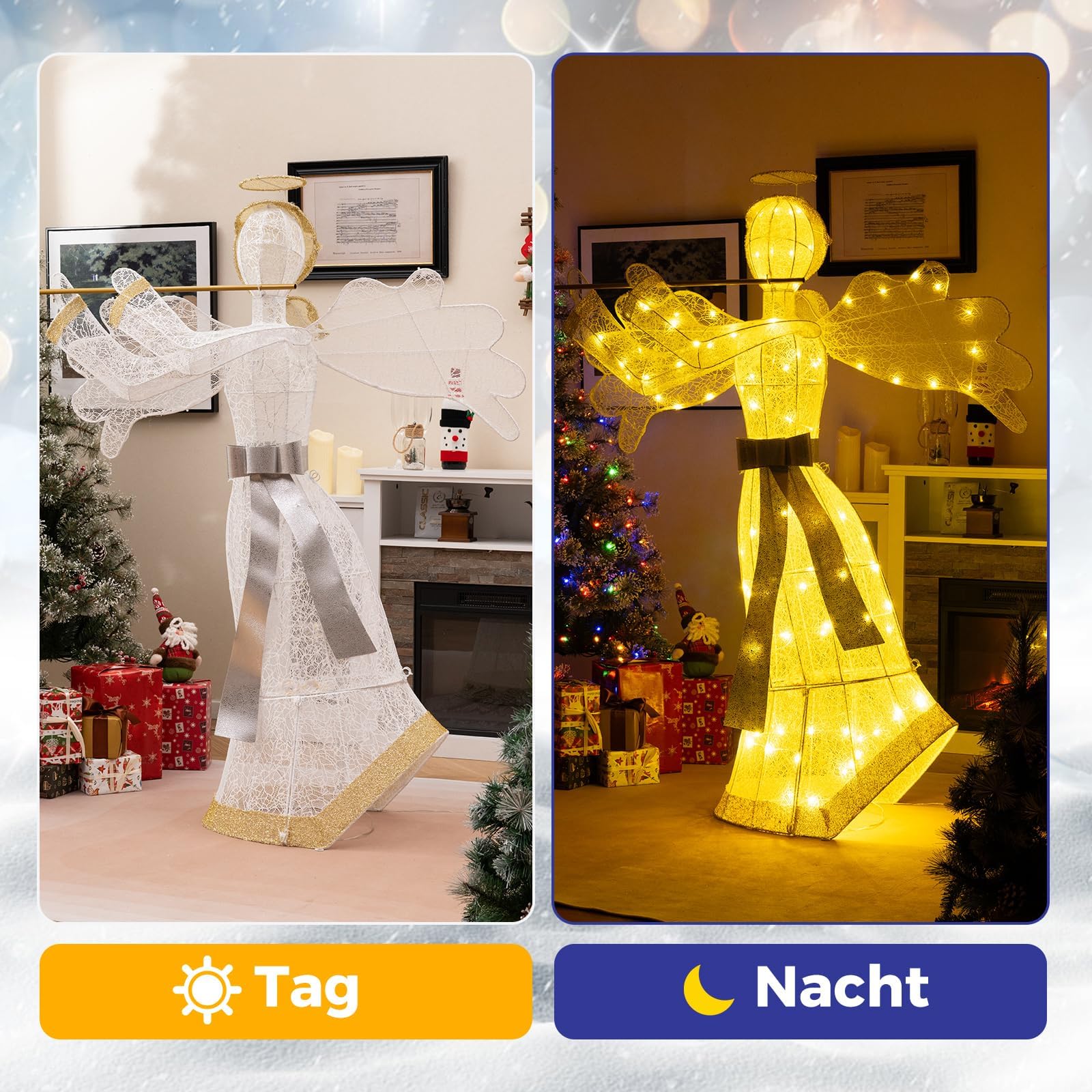Moderne kerststal met kaarsje - Kerststallen en meer