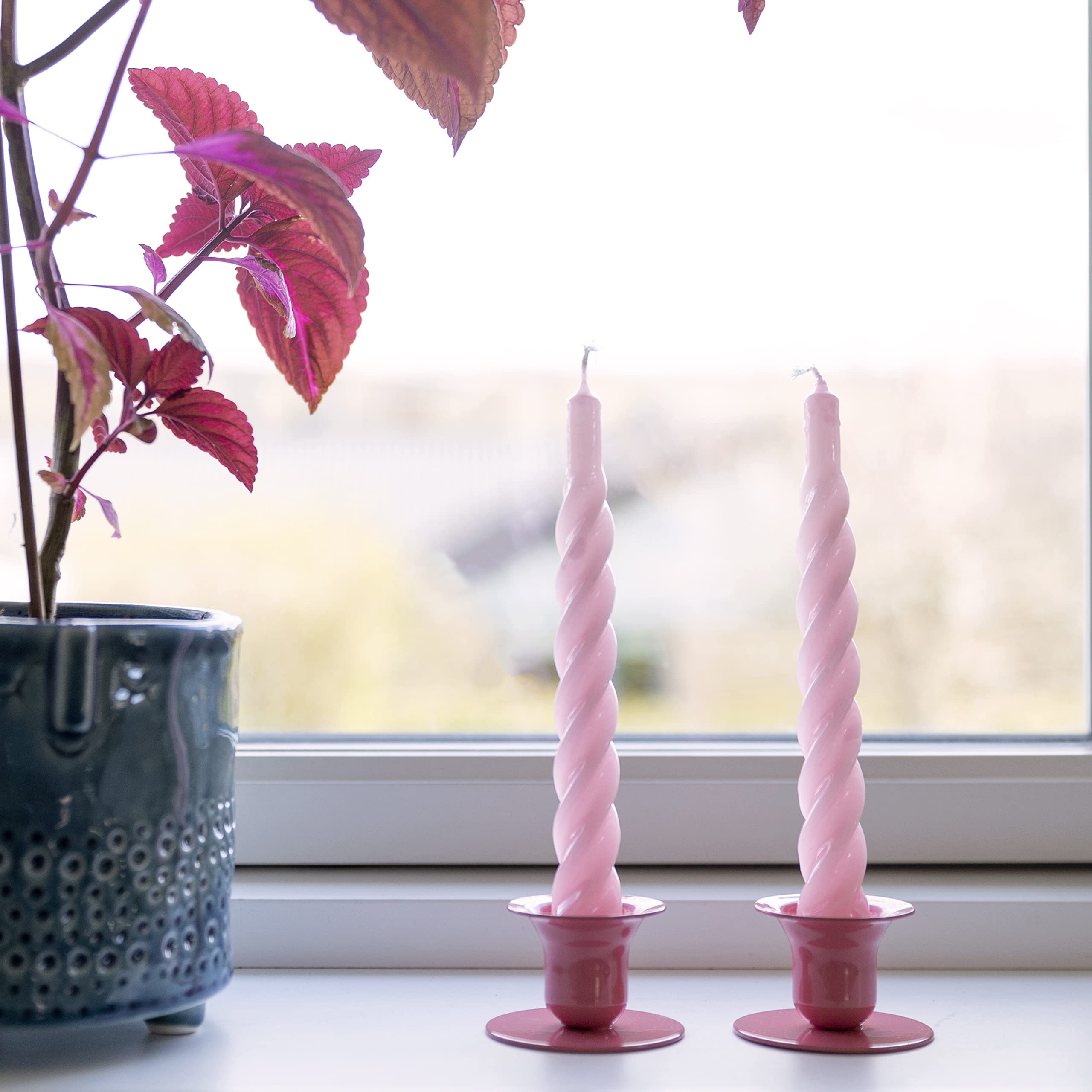 Bougies Longue Durée Lot 72 Bougies Torsadées 4 Couleurs Anniversaire Pour Gâteau De Fête Bougies Et Bougeoirs