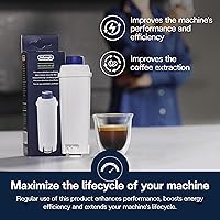 Vista 7 de De'Longhi Filtro de Agua de Repuesto para Máquinas de Espresso Select, DLSC002