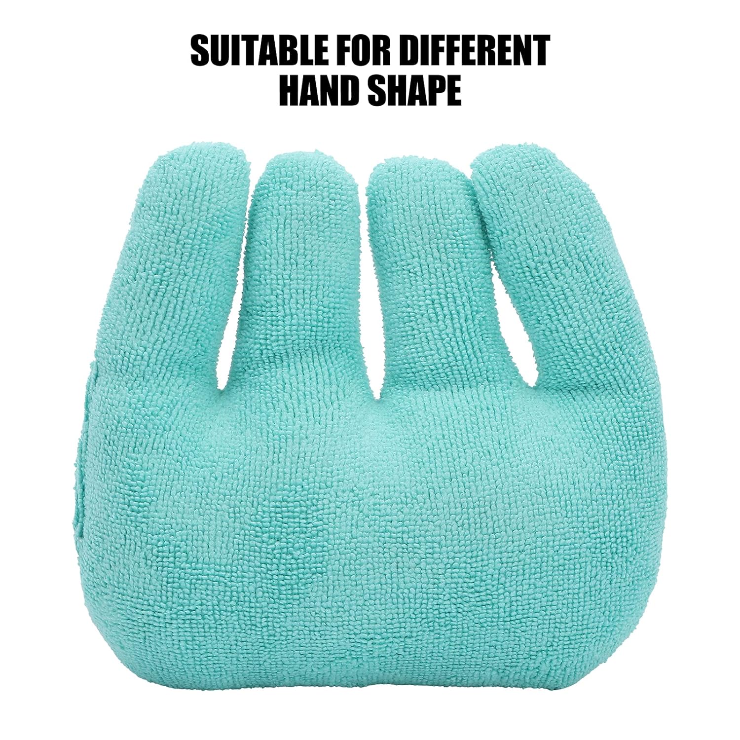 Finger Contracture Cushion Cone, Hand Grip Aid with Finger Separator, Palm Support for Arthritis, Stroke, Elderly Hand Therapy, Soft Breathable Grabbing Pad Protector