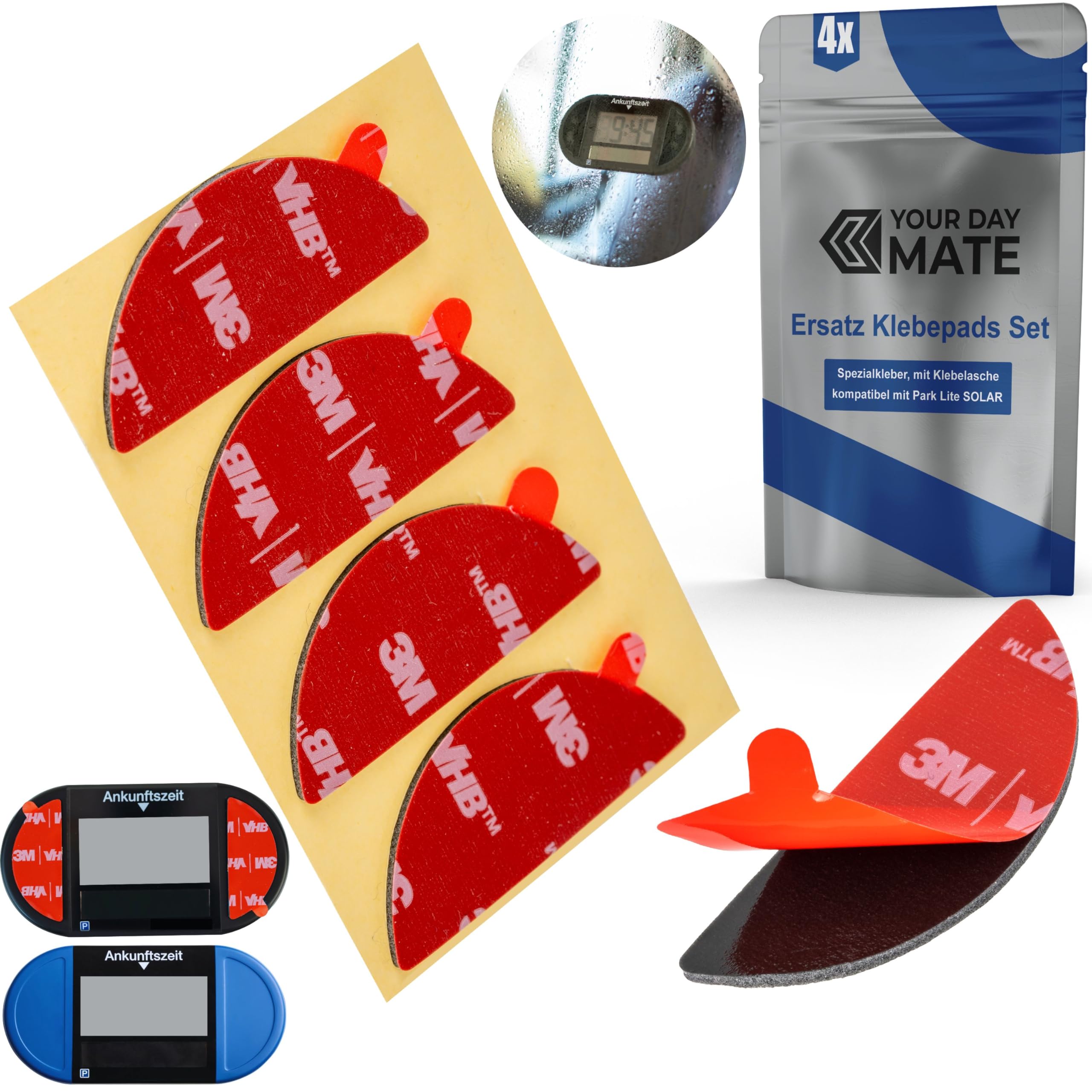 12-delige set vervangende kleefpads, compatibel met Park 12-delige set vervangende kleefpads, compatibel met Park
