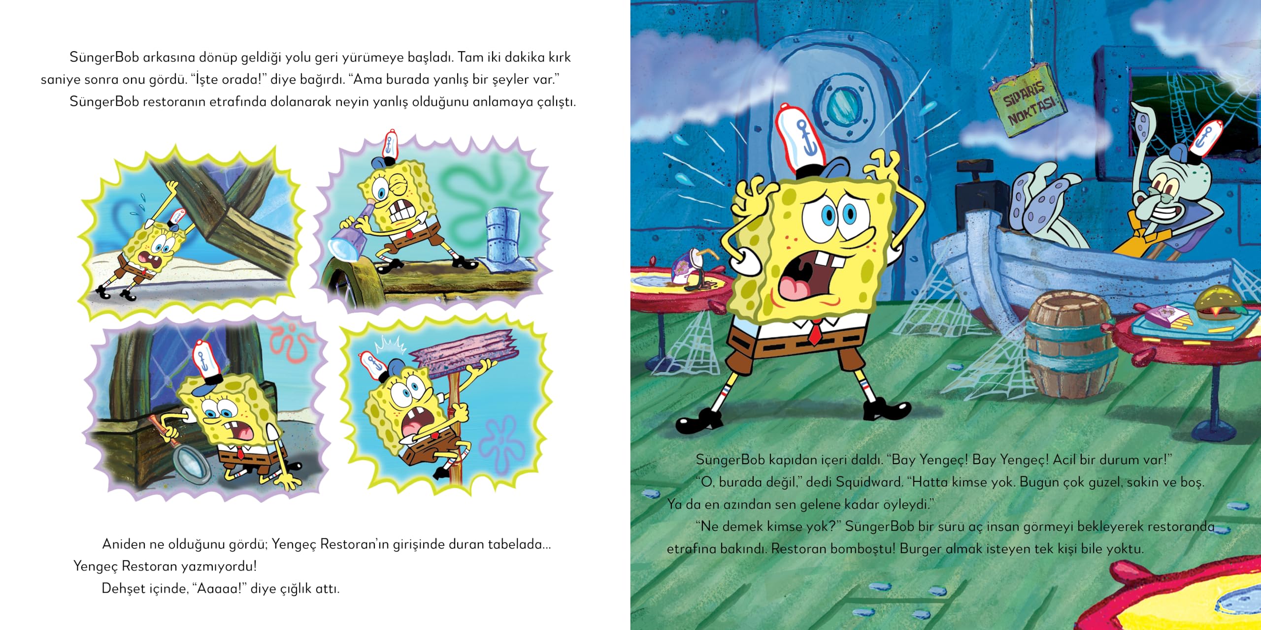 Sünger Bob Dedektif Pantolon - Parçalanmış Tabela Vakası