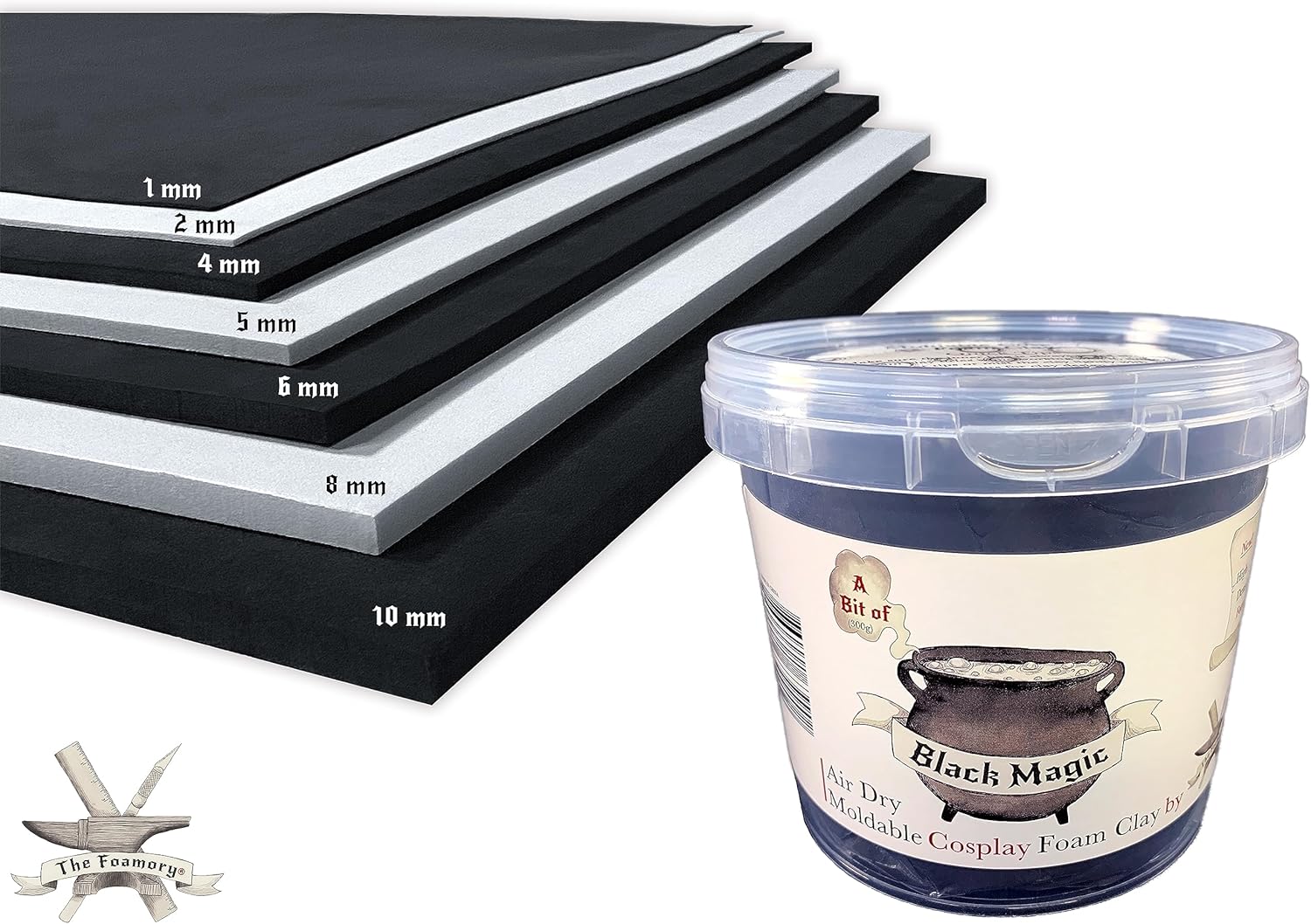 Starter Cosplay Bundle: EVA Foam & Foam Clay. Level UP!