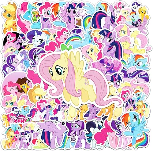 Miniatura 2 de Calcomanías impermeables de unicornio para niños, paquete de 50 calcomanías estéticas para botellas de agua, laptop, iPhone, cuadernos, computadora,