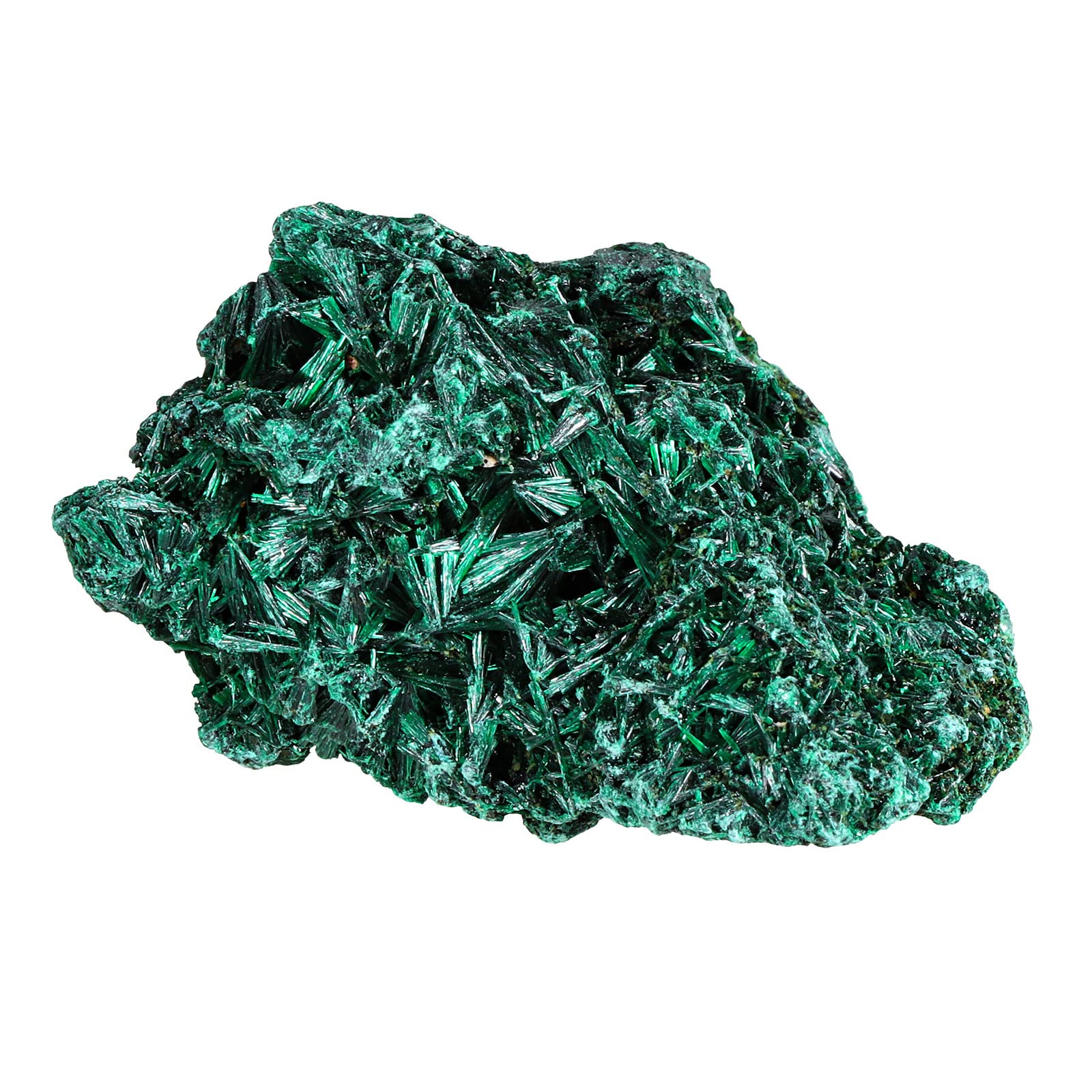 mookaitedecor 10-50g Natural Malachite Crystal Cluster Geode Stone Mineral Specimen for Desk Decor, Green Healing Crystal Gift for Collectors, Small Raw Crystal Ornament Rock for Collection Display