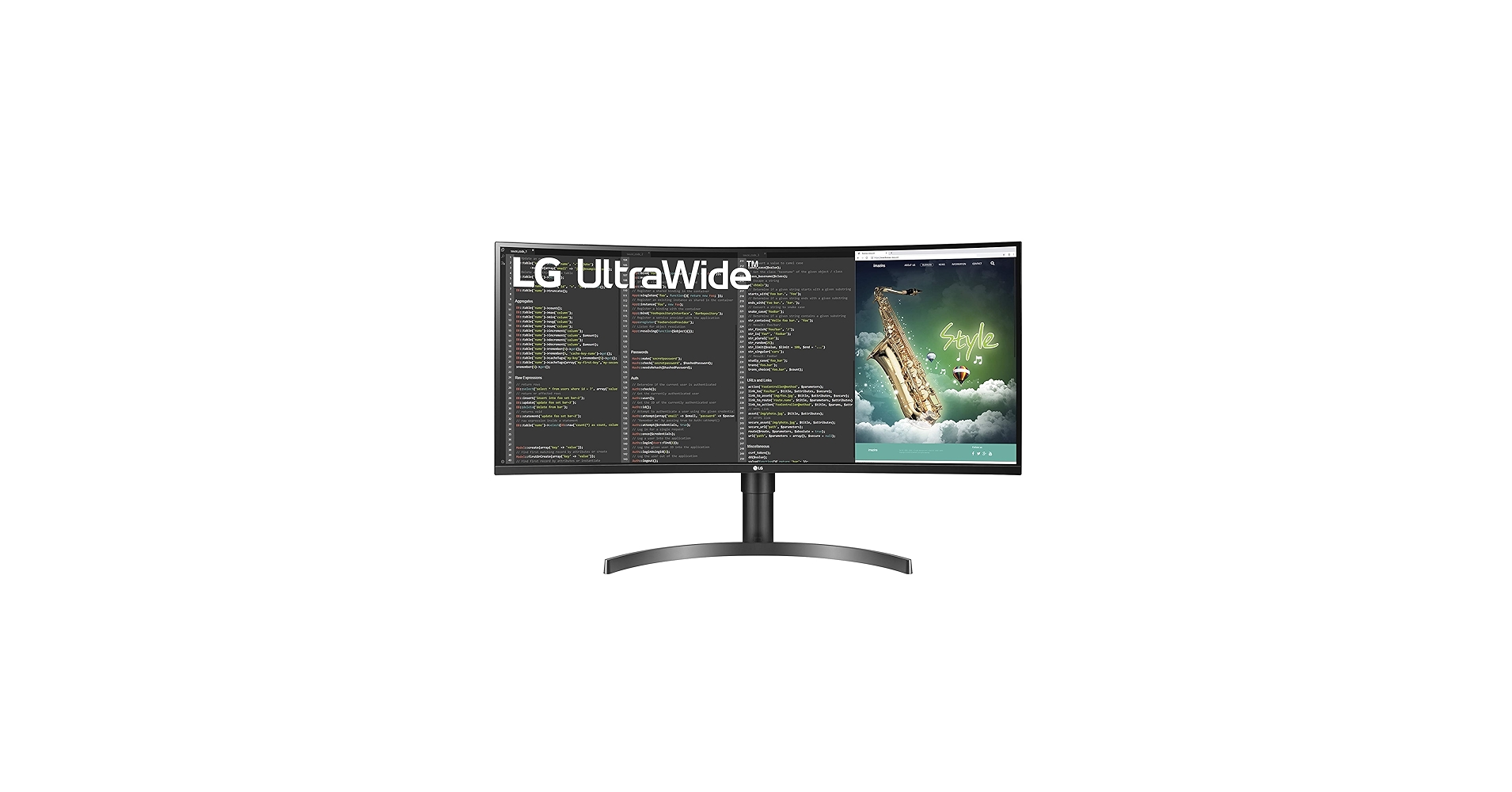 ももた　LG UltraWide Monitor 35WN75C-B 35'' Curved UltraWide QHD HDR Monitor - 35WN75C-B | LG USA