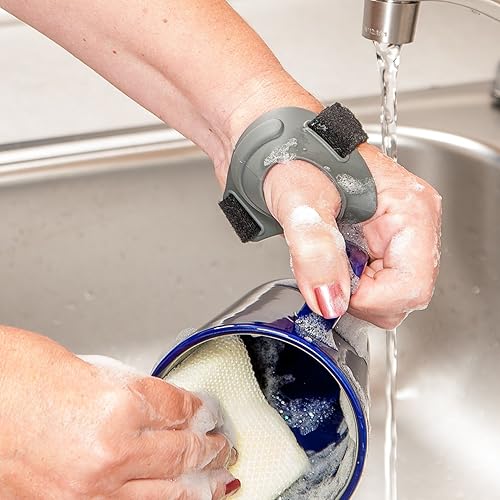 Miniatura 8 de Basko Healthcare CMCcare - Soporte para pulgar cómodo y eficaz para el dolor de artritis articular CMC, derecho, mediano