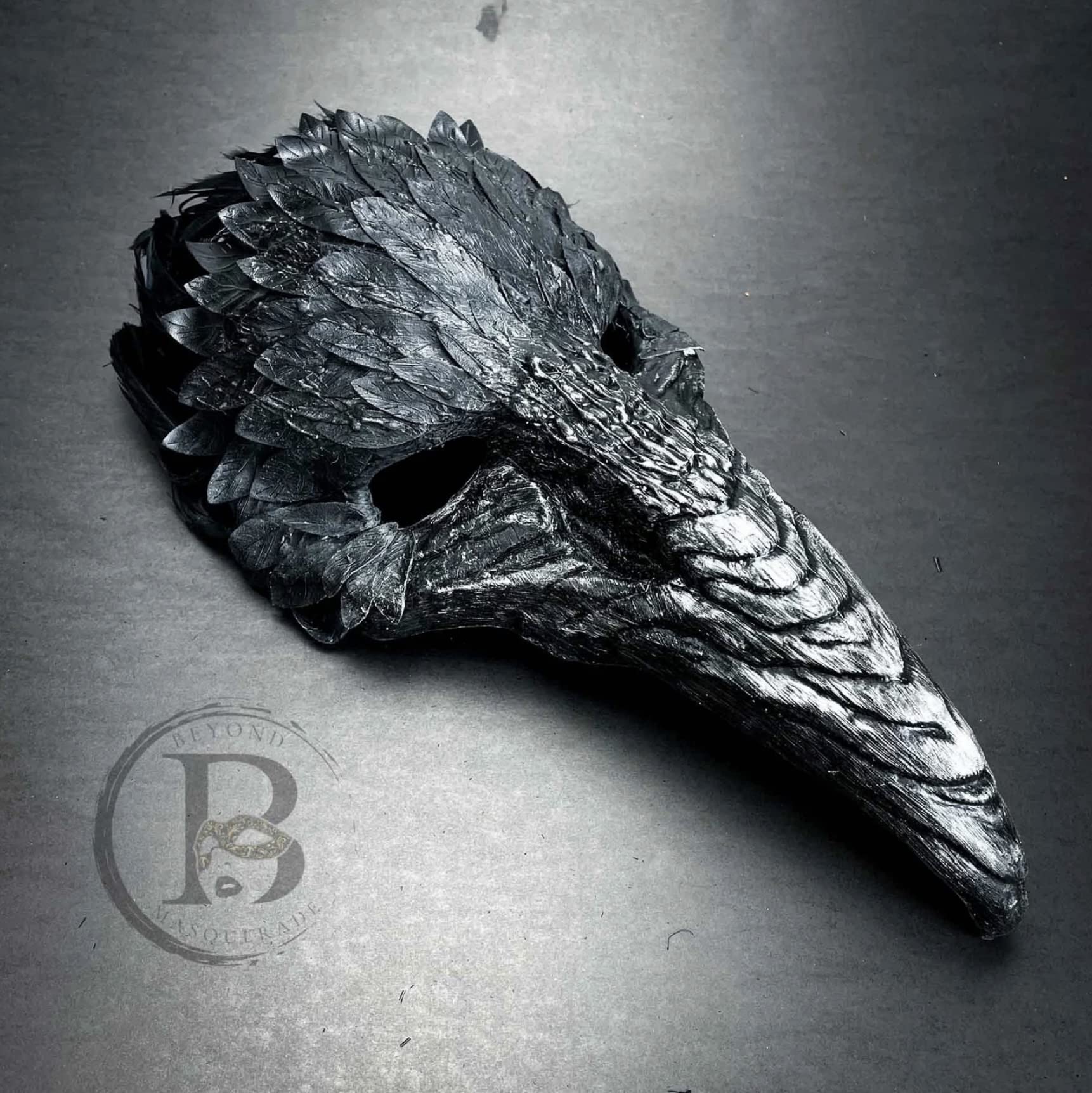 BEYOND MASQUERADE BBird Skull Masquerade Crow Falcon Eagle Animal Halloween Costume Cosplay Plague Doctor Long Nose Bird Party Mask