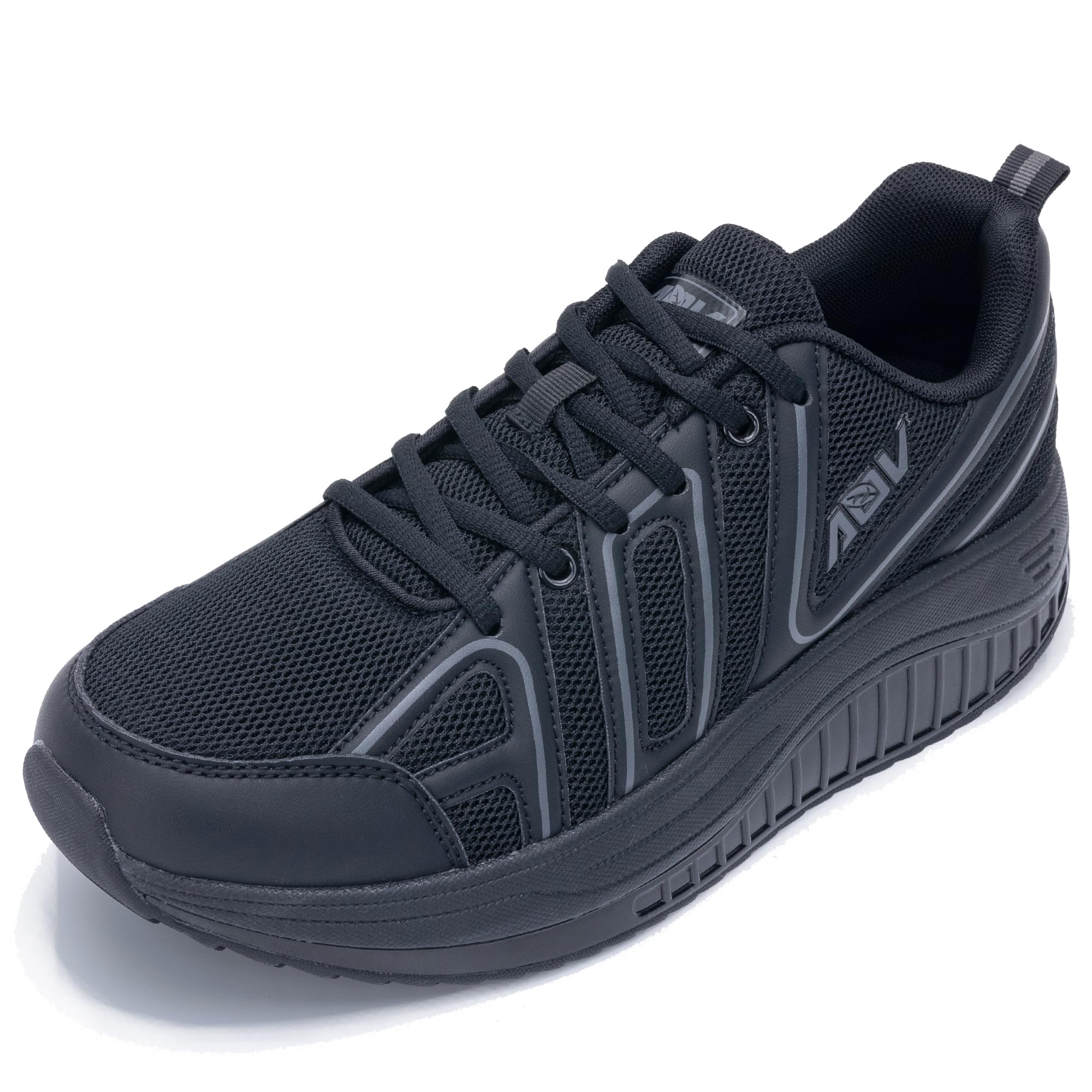 AOVMen's Walking Shoes Arch Support Plantar Fasciitis Sneakers Orthotic Fashion Tennis Sneakers for Gym Workout