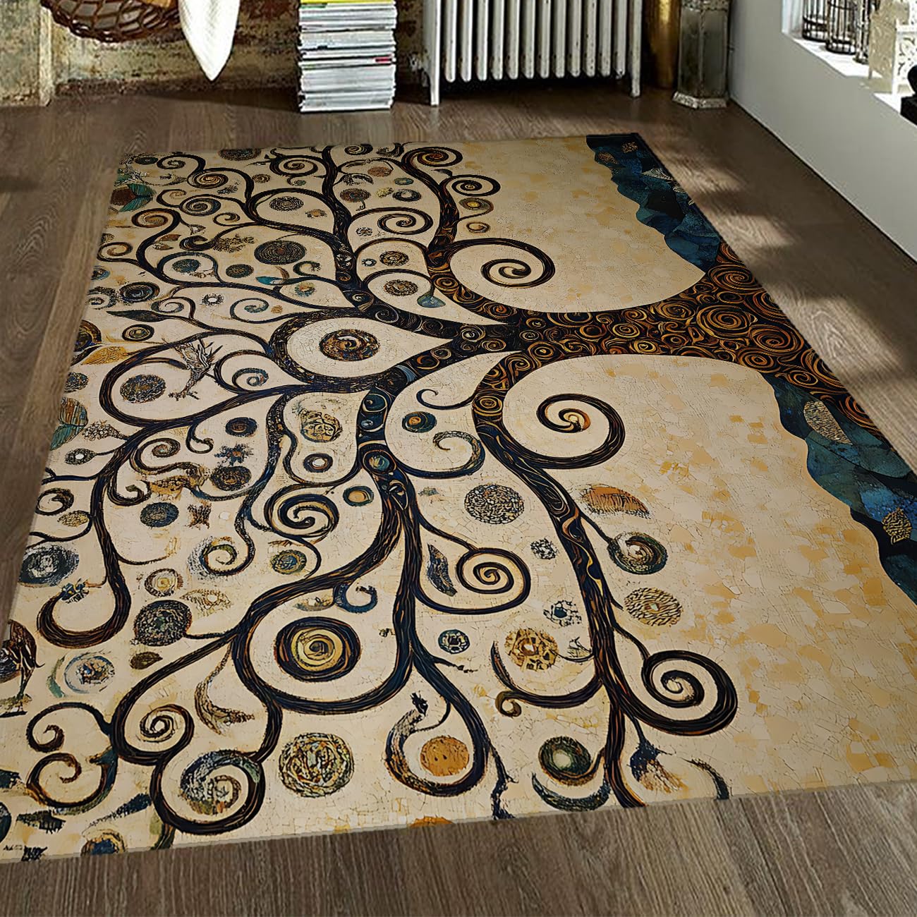 Tapis salon Arbre de la Vie 100x150 pour une ambiance bohème cosy