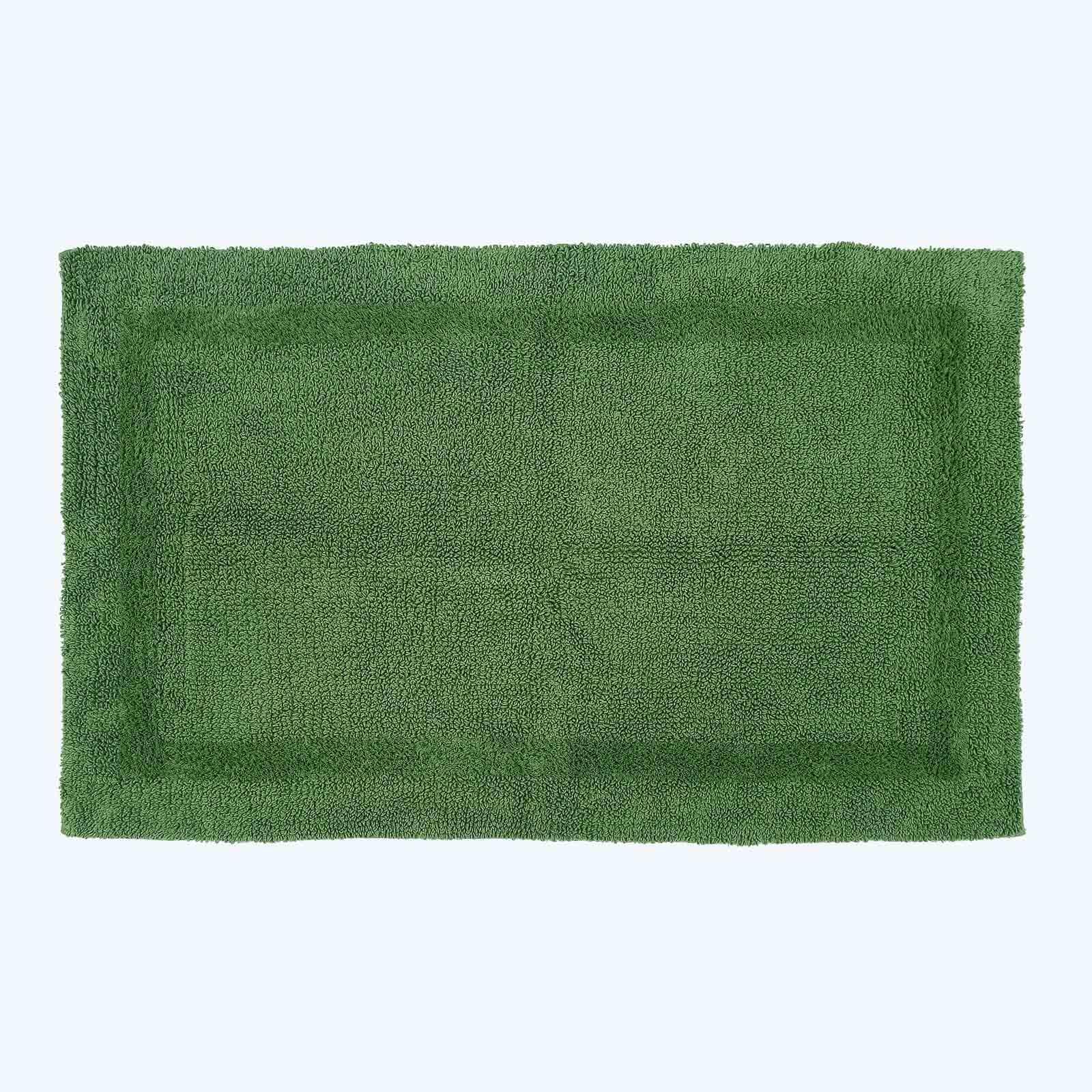 HOMESCAPES Extra Large Bath Mat, Luxury 1600gsm Super Soft 100% Cotton, Reversible Bathroom Mats Non-Slip, Washable, Super Absorbent, Quick-Dry, Fern Green Bathroom Rug, 70 x 120 cm โ image 1
