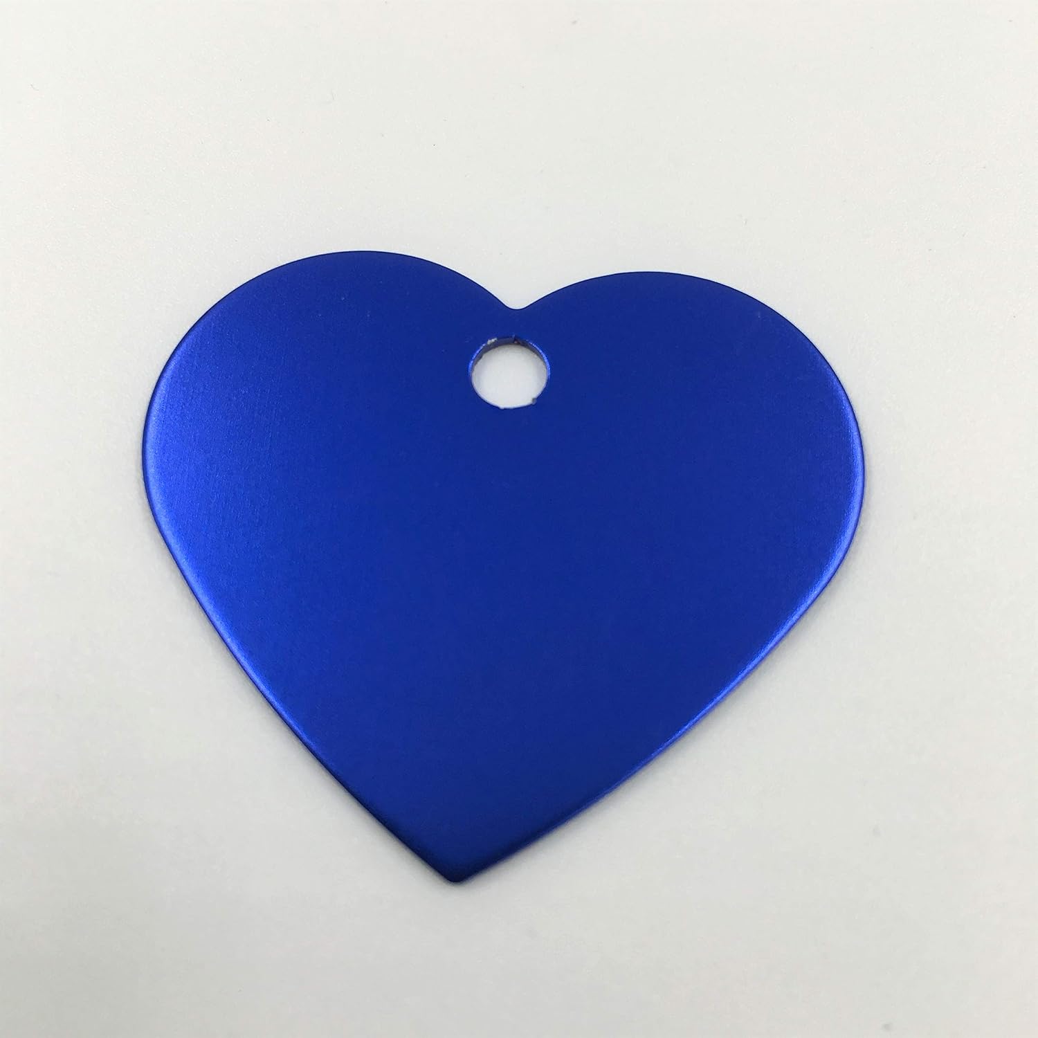 Colorful Heart Shape Anodized Aluminum Stamping Blanks Discs for Craft Tags (Pack of 10) (Color Mix)