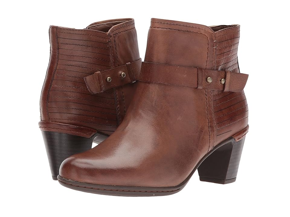 

Rockport Cobb Hill Collection Cobb Hill Rashel Buckle Boot (Almond Leather) Women's Shoes