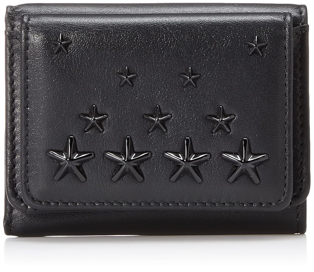 ジミーチュウ NEMO AOR 三つ折り財布 スタースタッズ LATTE ジミー チュー JIMMY CHOO Jimmy Choo 三つ折り財布 NEMO AOR
