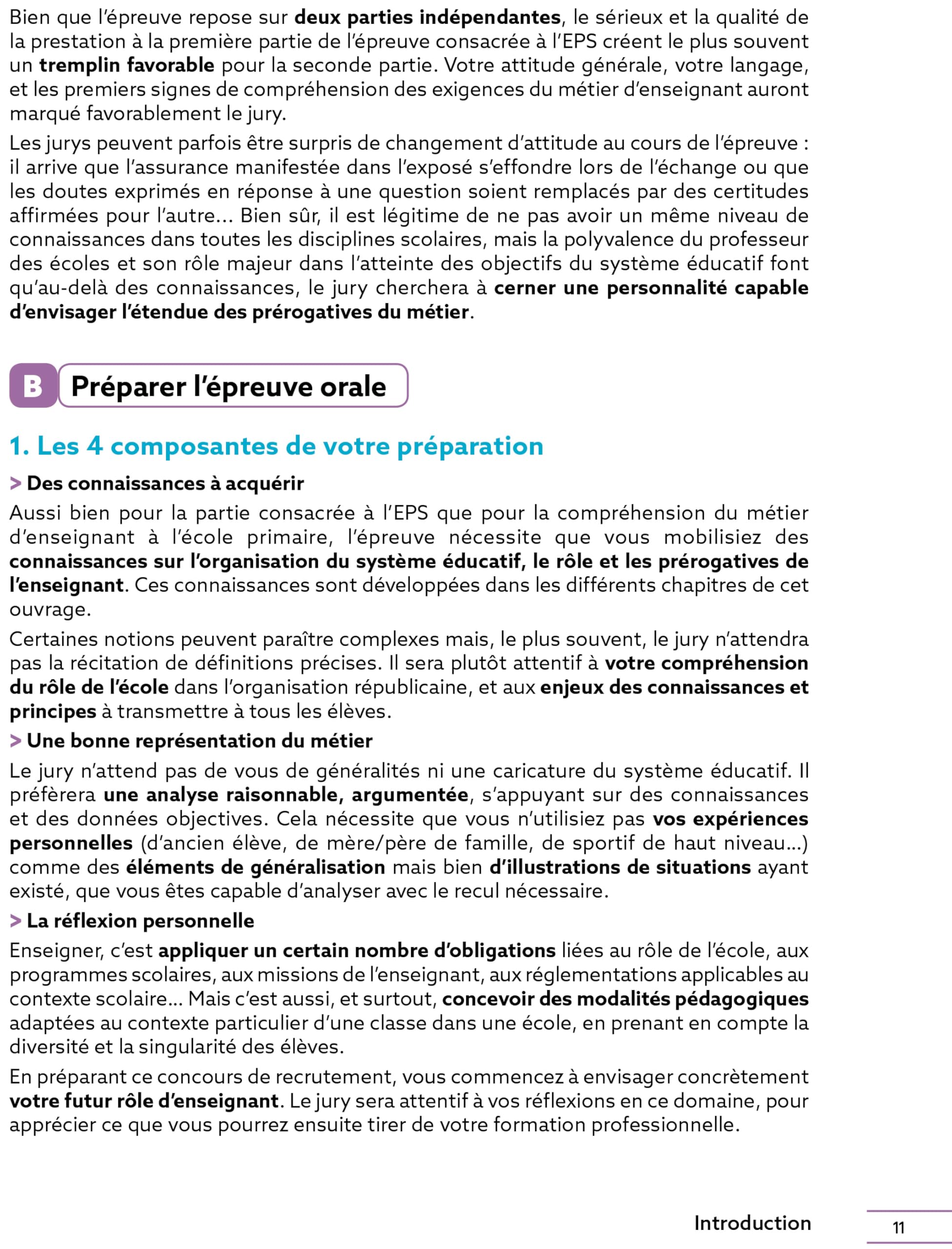 Réussir mon CRPE EPS et Projection dans le métier Admission concours L3 Oral 2026-2027