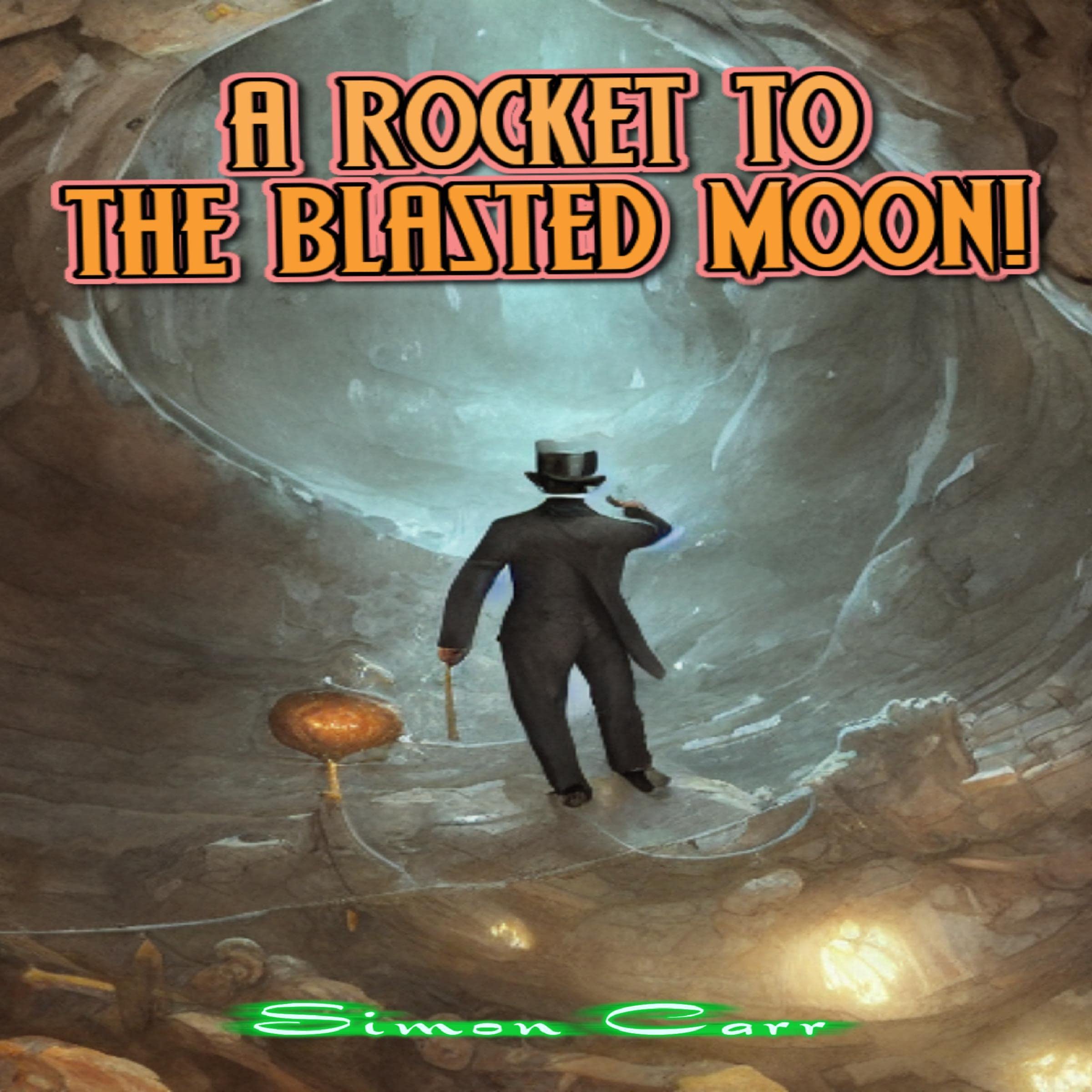 Cover art for A Rocket to the Blasted Moon!