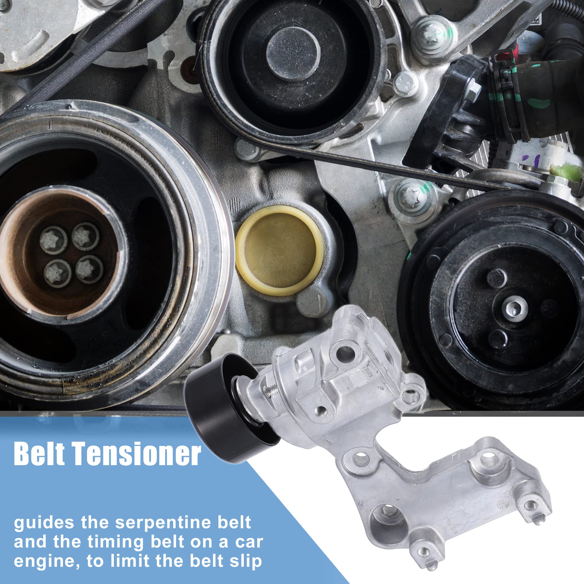 X AUTOHAUX 1uds Motor Correa Tensor Polea para Toyota 16620-31040
