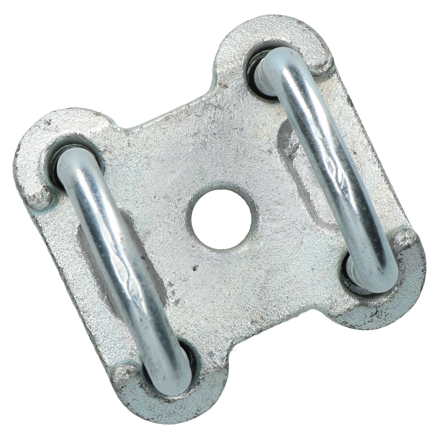 Twin Parabolic Leaf Spring Bump Stop and U Bolts and Plates for Ifor Williams